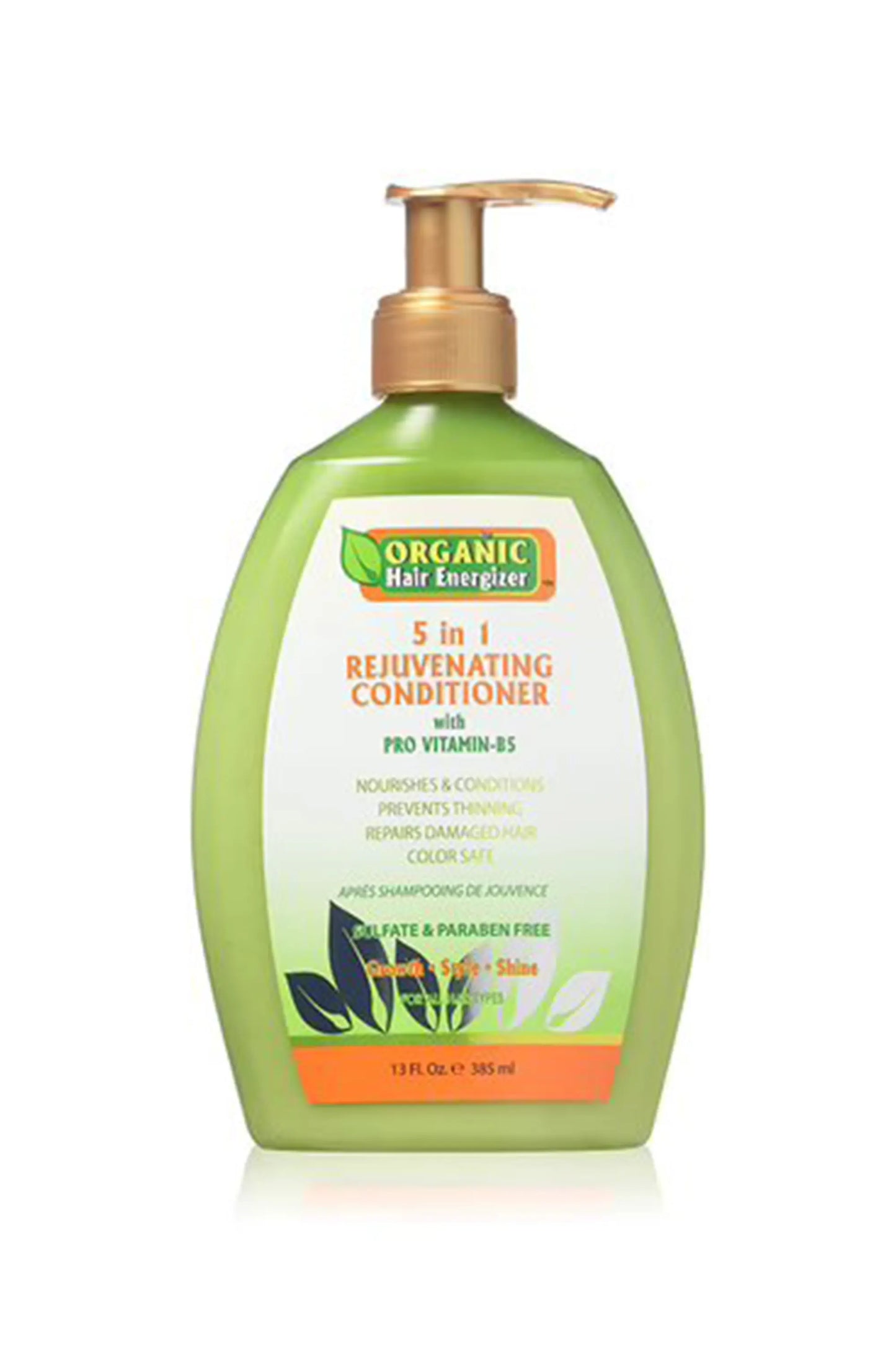 Organic Hair Energizer 5 In 1 Rejuvenating Conditioner With Pro Vitamin B5 385 Ml