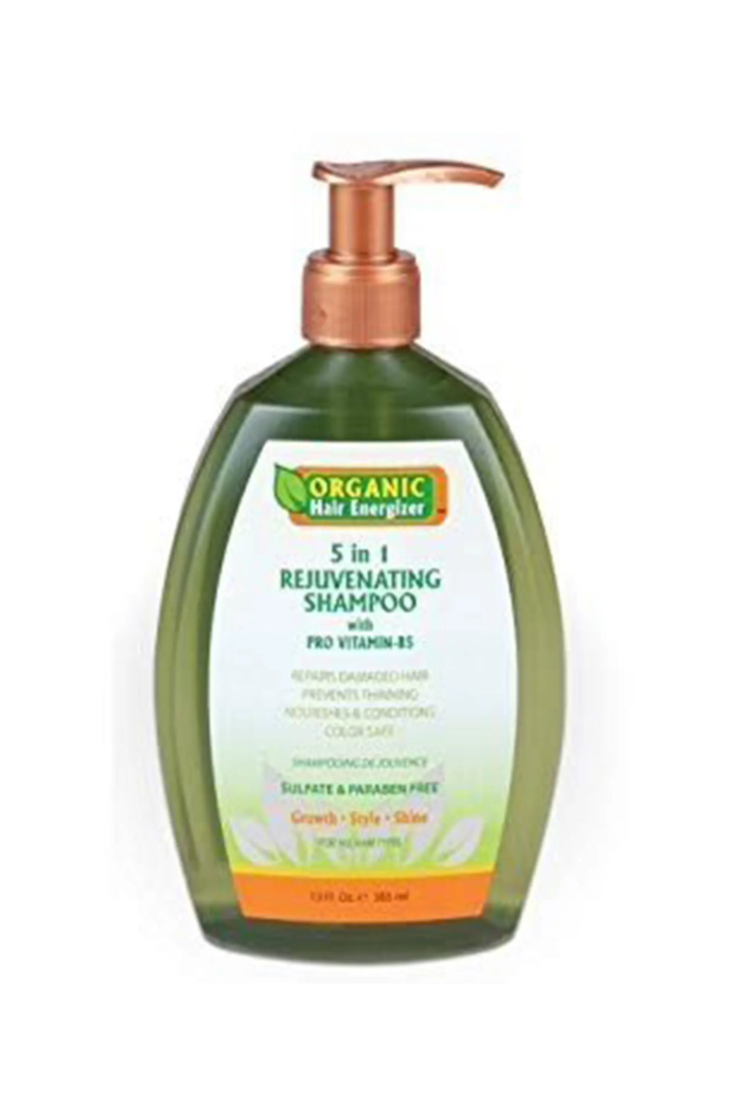 Organic Hair Energizer 5 In 1 Rejuvenating Shampoo 385 Ml