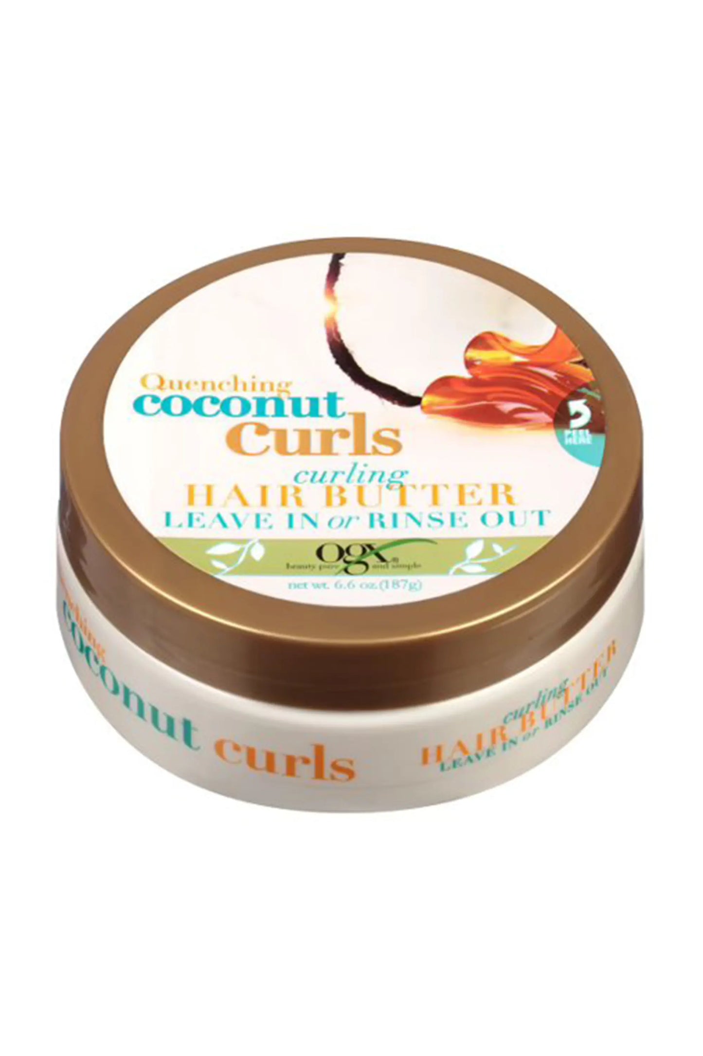Organix Quenching Coconut Curls Curling Hair Butter 6.6oz