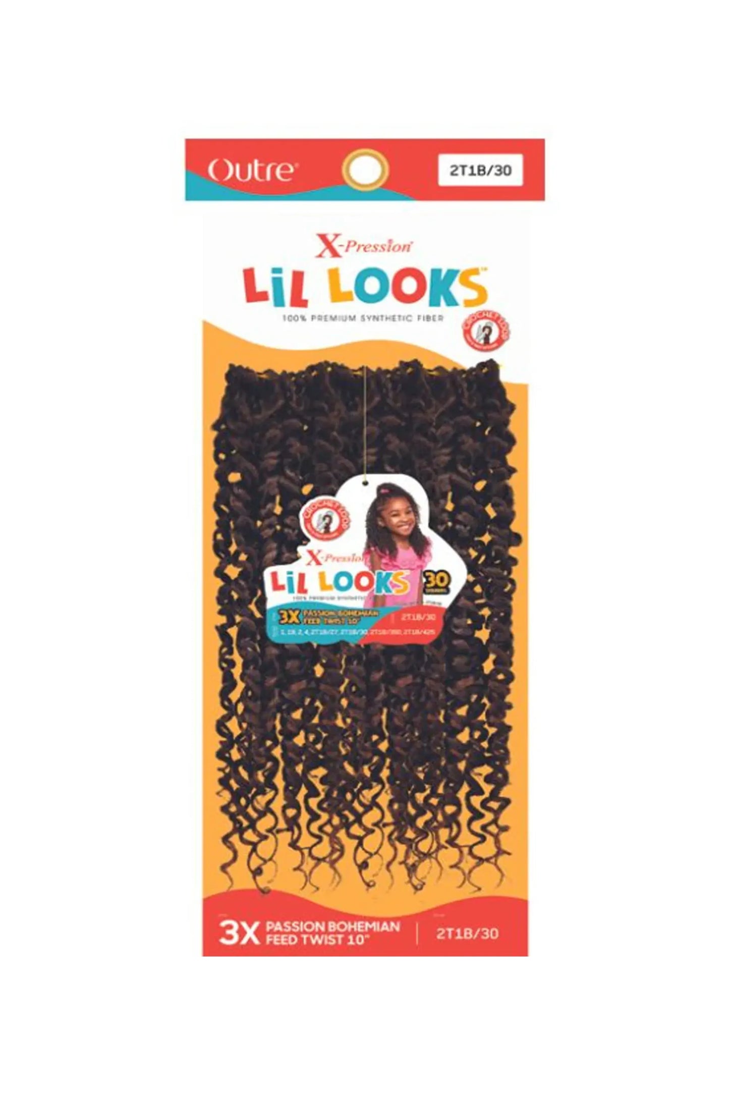 Outre X-Pression Lil Looks - Passion Bohemian Feed Twist 10"