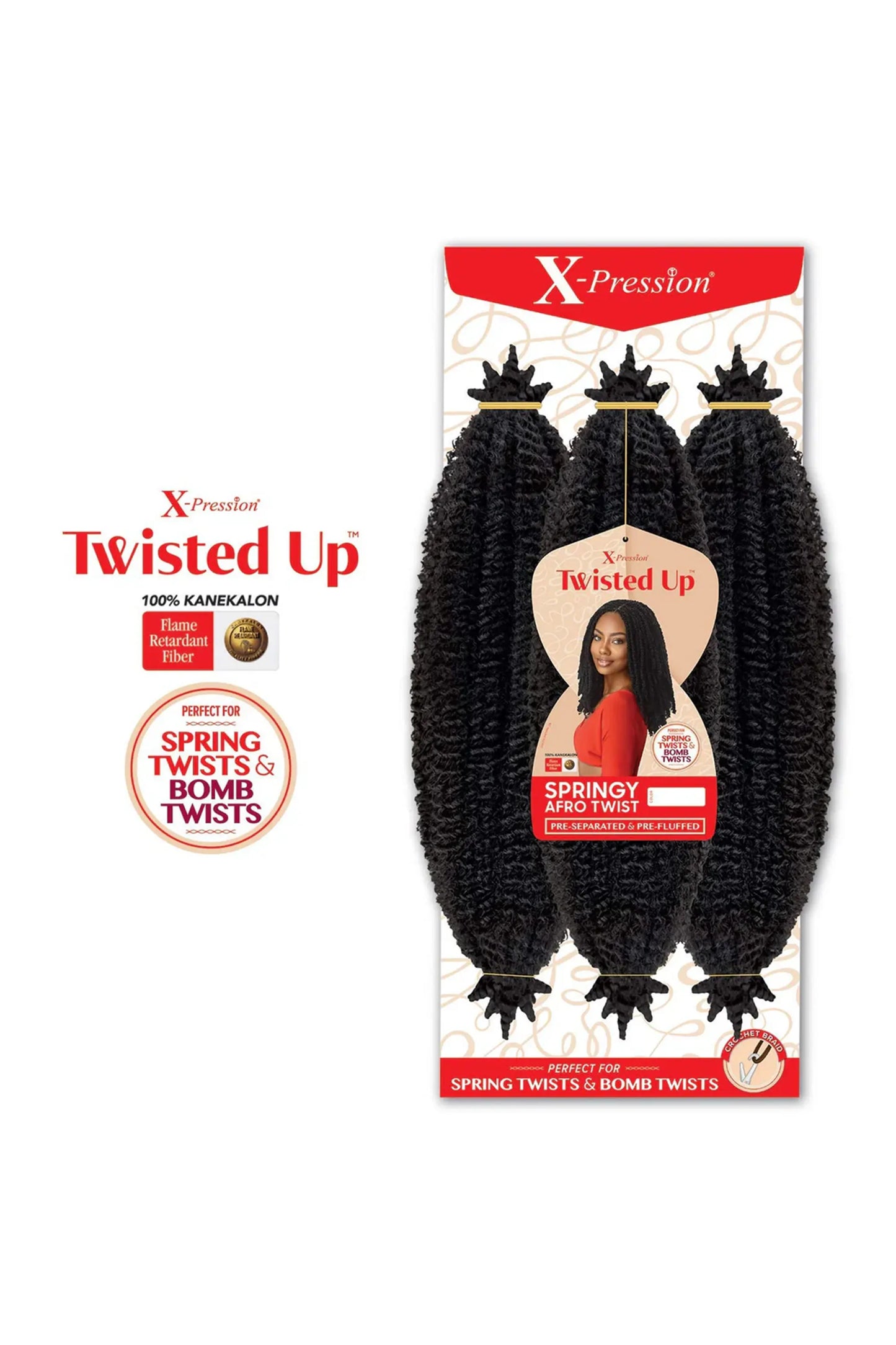 Outre X-Pression Twisted Up 3x Springy Afro Twist 16