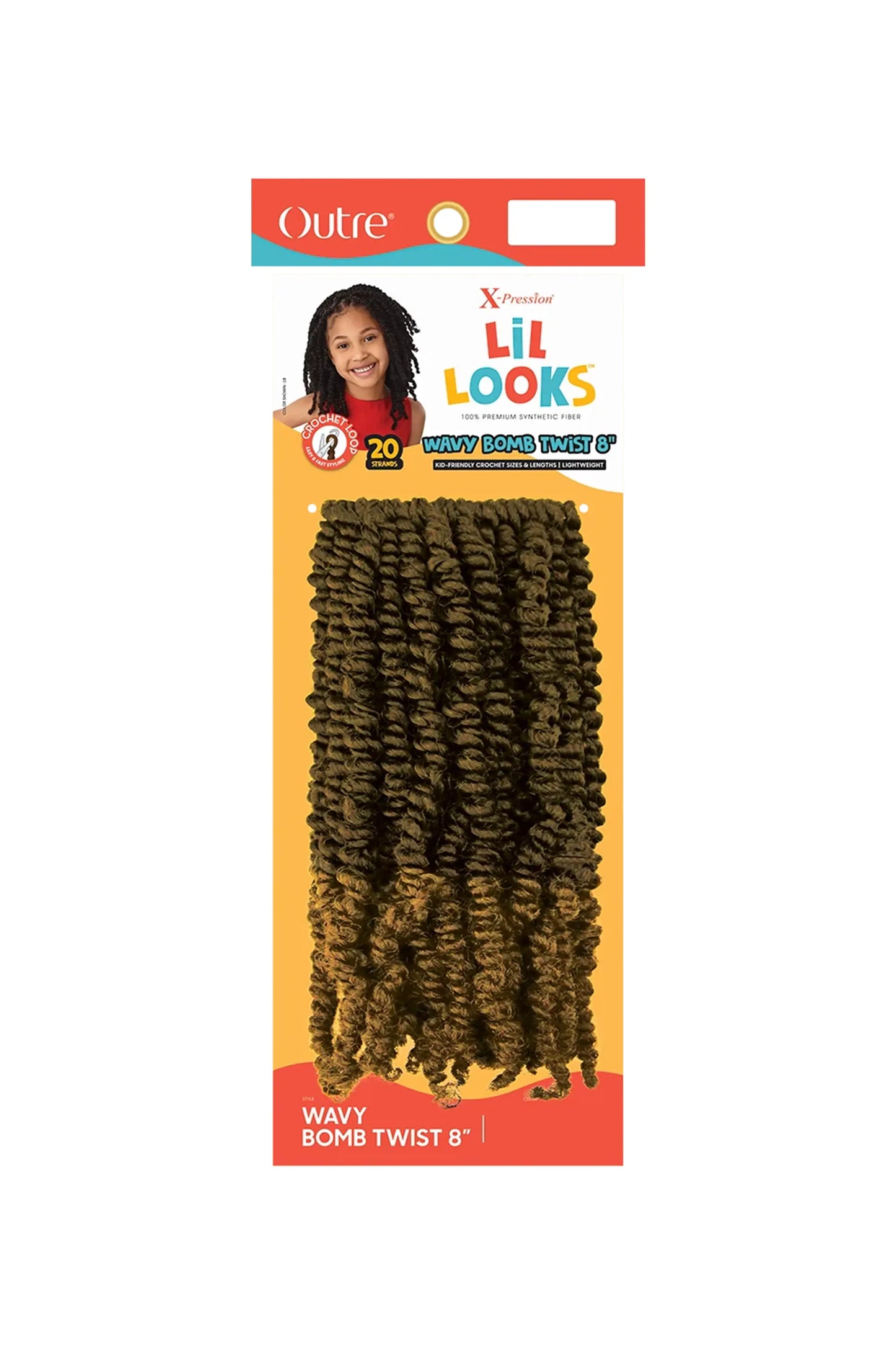 Outre X-pression Lil Looks - Wavy Bomb Twist 8"