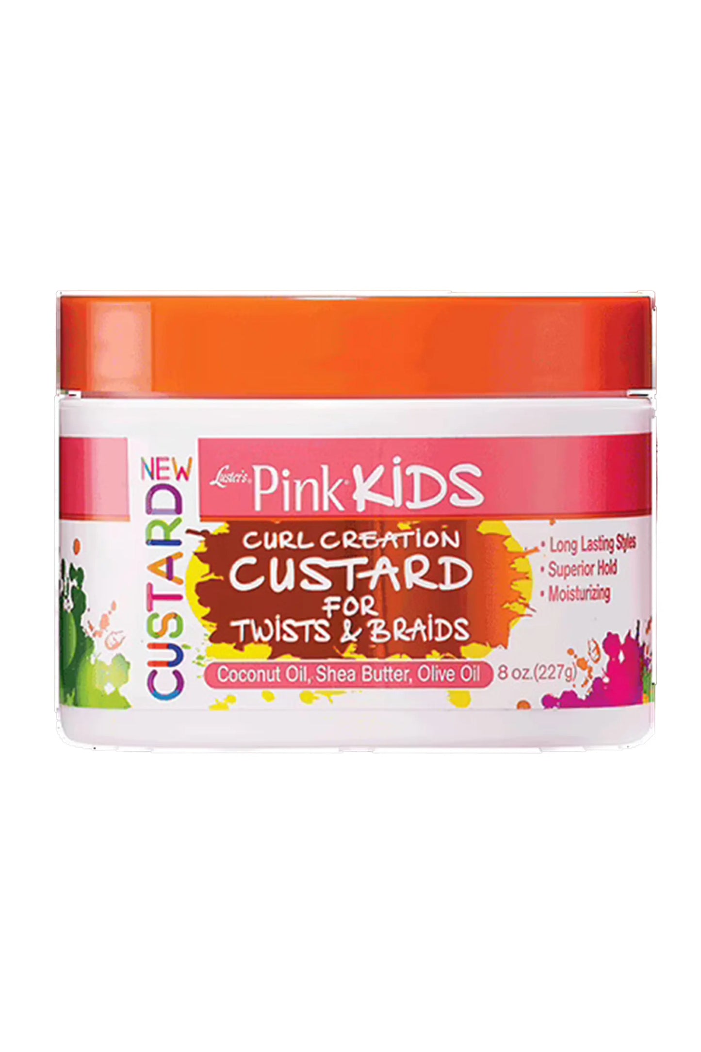 Pink Kids Curl Custard For Braids & Twist 227 Grams