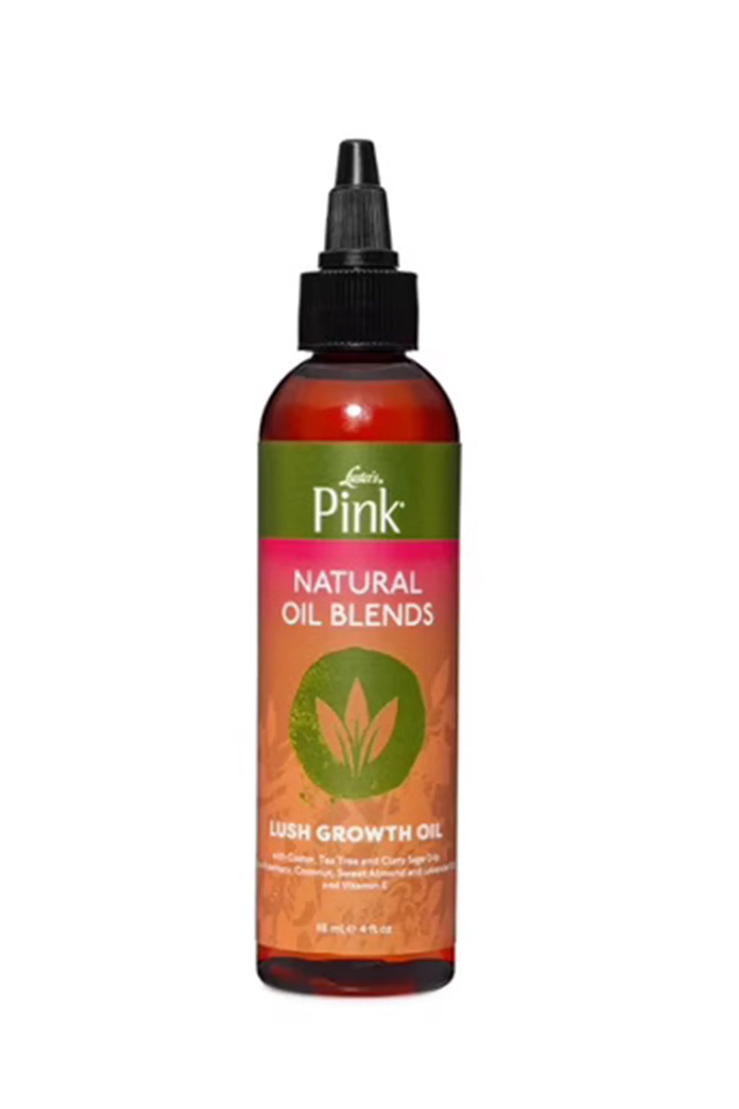 Pink Natural Oil Blends Lush Growth Oil 4oz