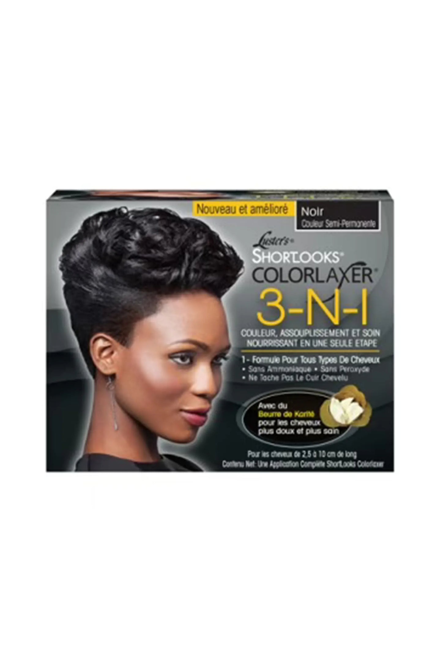 Pink ShortLooks Color Relaxer Kit Black