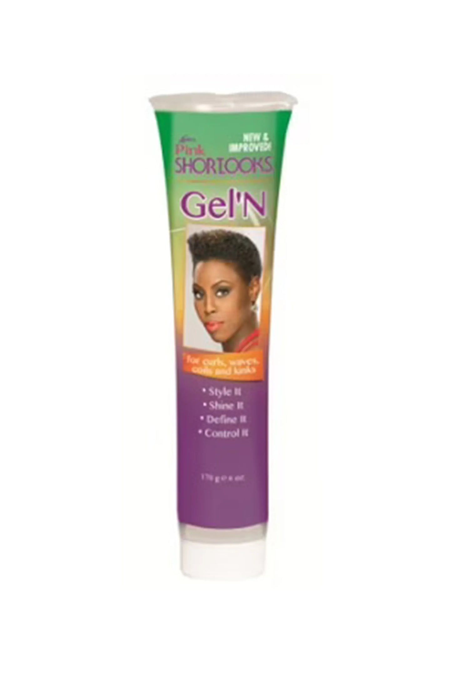 Pink ShortLooks Gel'N (Tube) 6 Oz