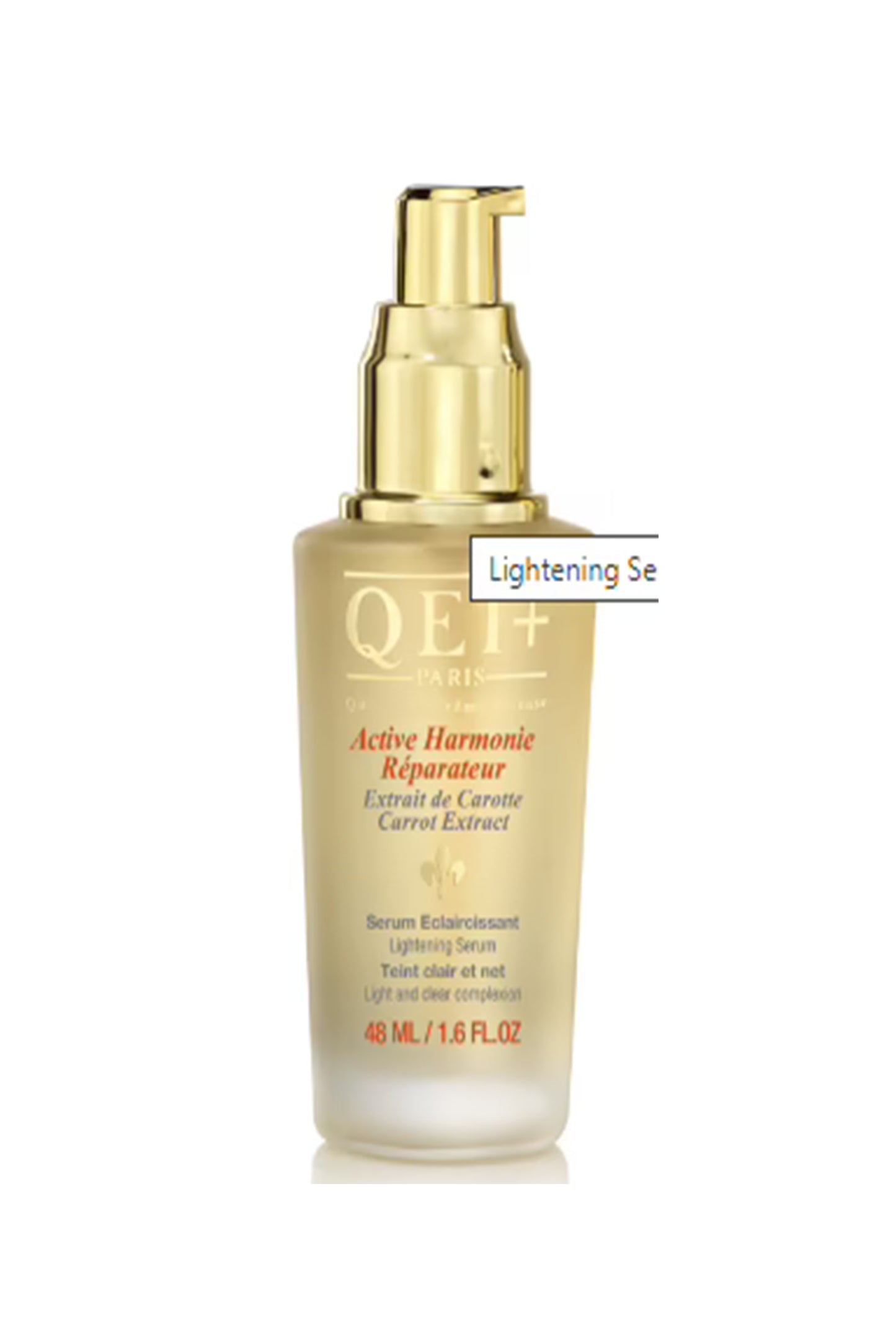 QEI+ Lightening Serum Harmonie Carrot 1.6oz