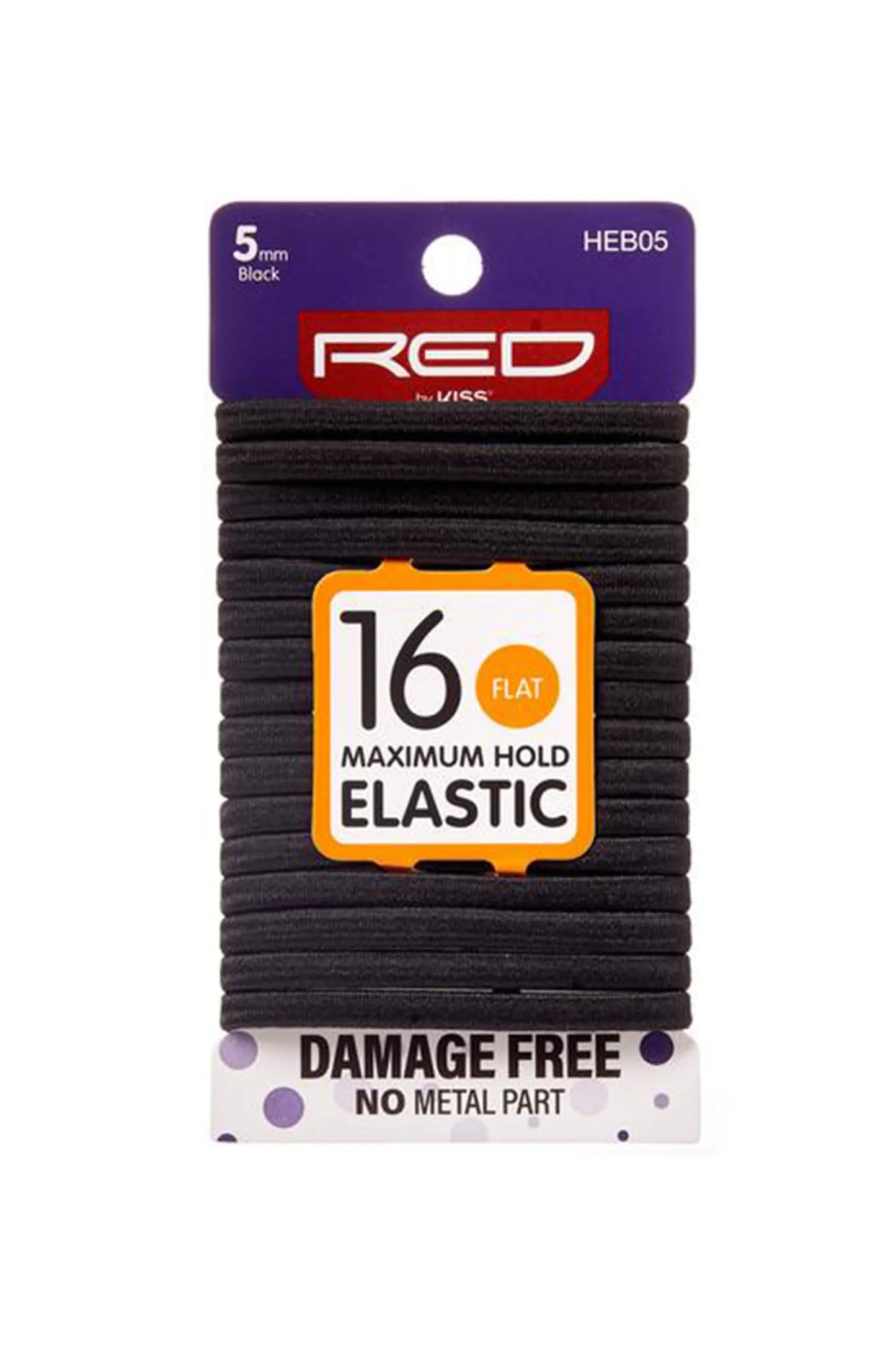 Red By Kiss 5Mm 16 Elastic Bands