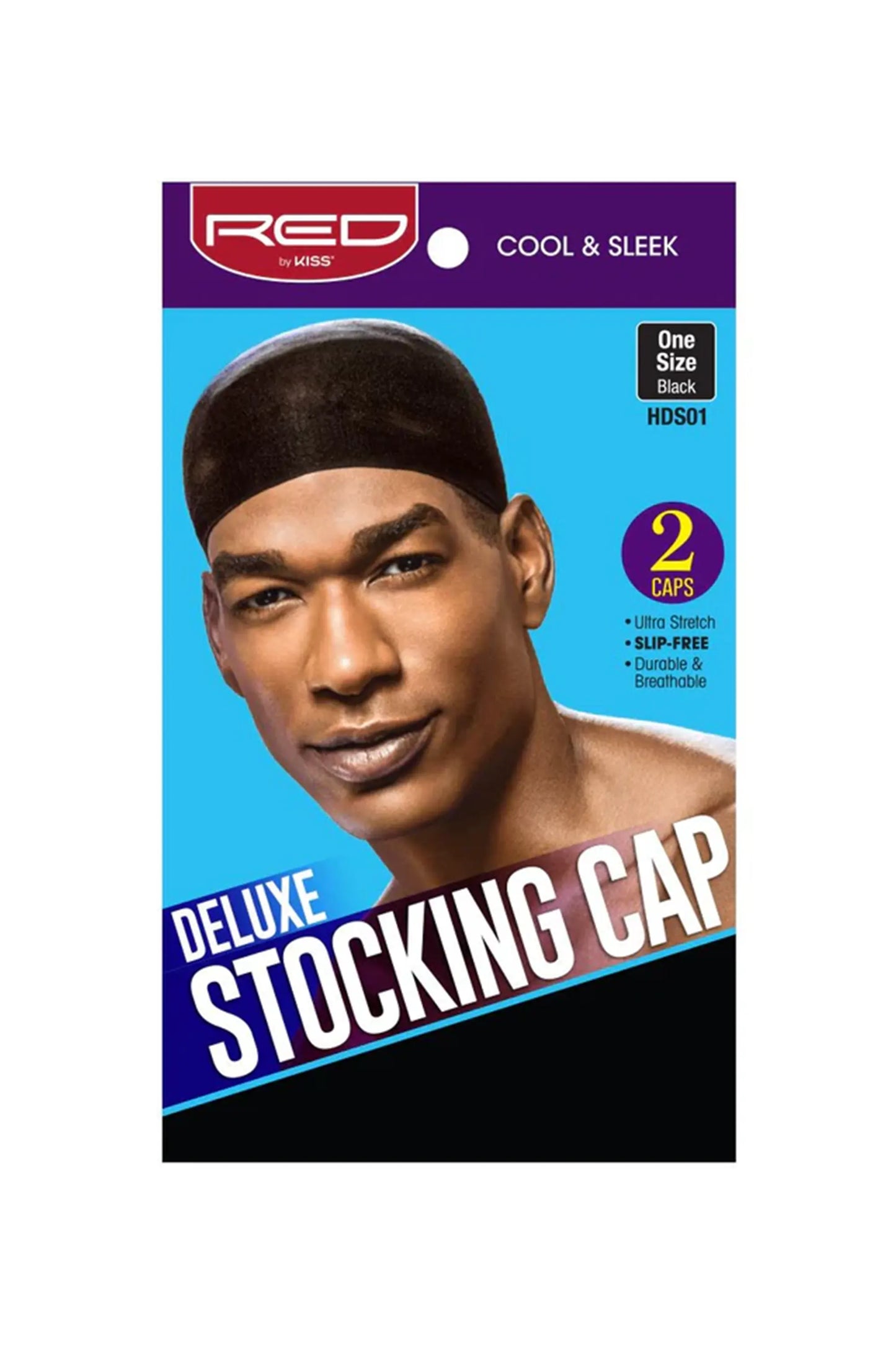Red By Kiss Deluxe Stocking Cap Black - Hds01