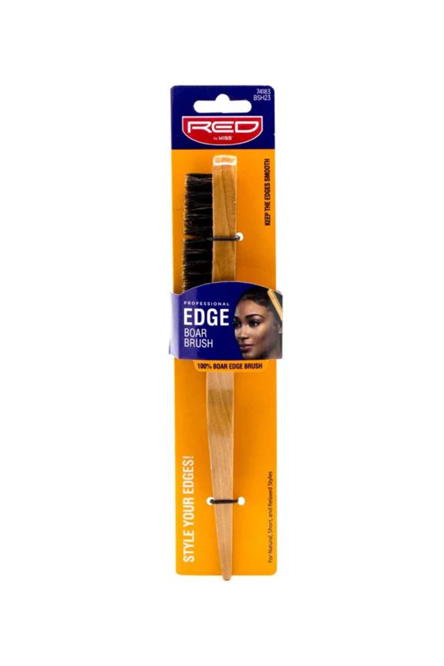 Red By Kiss Professional Edge 100% Boar Brush - Bsh23