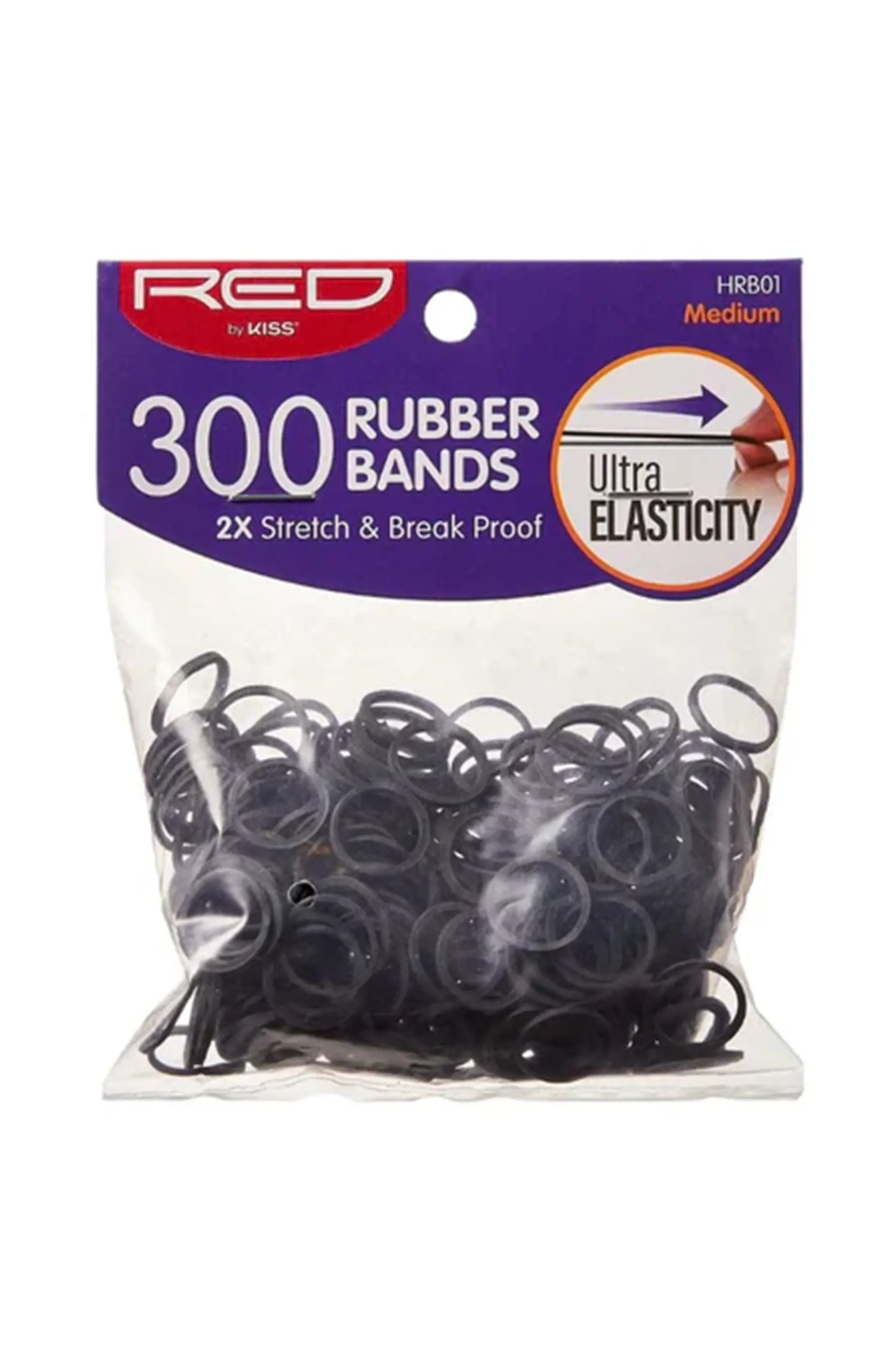 Red By Kiss Rubber Band - HRB01