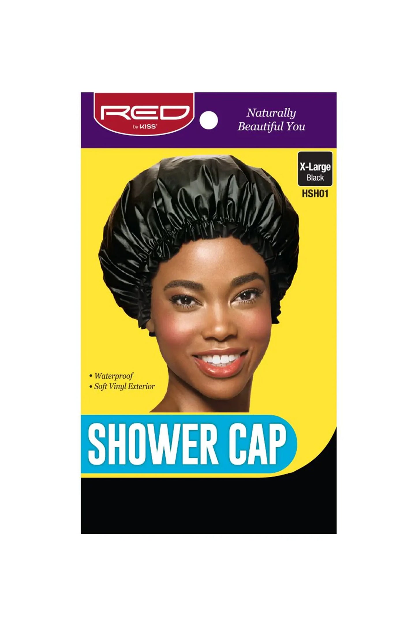 Red By Kiss Shower Cap Black X-Large - Hsh01