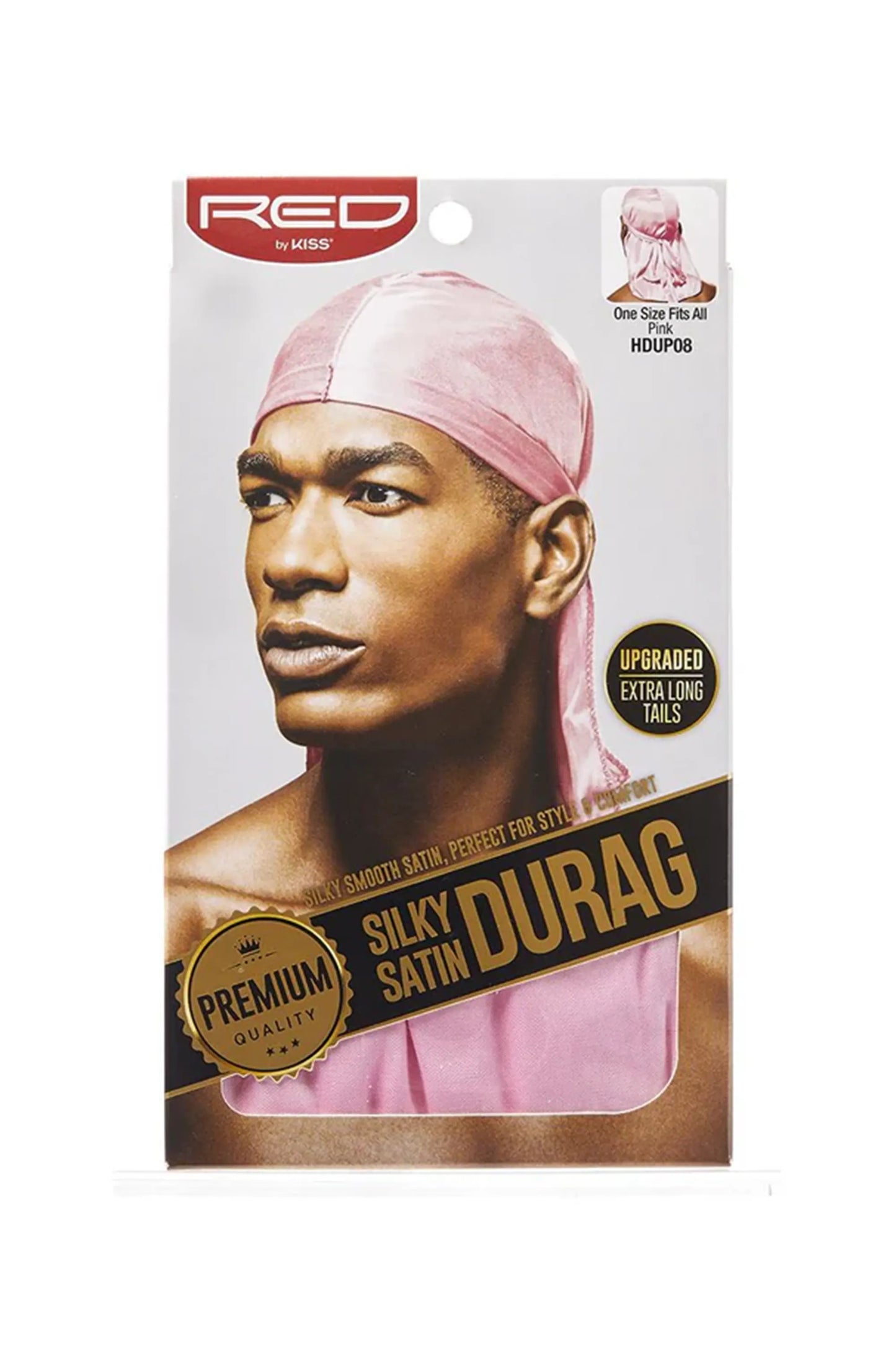Red By Kiss Silky Satin Durag - Hdup08