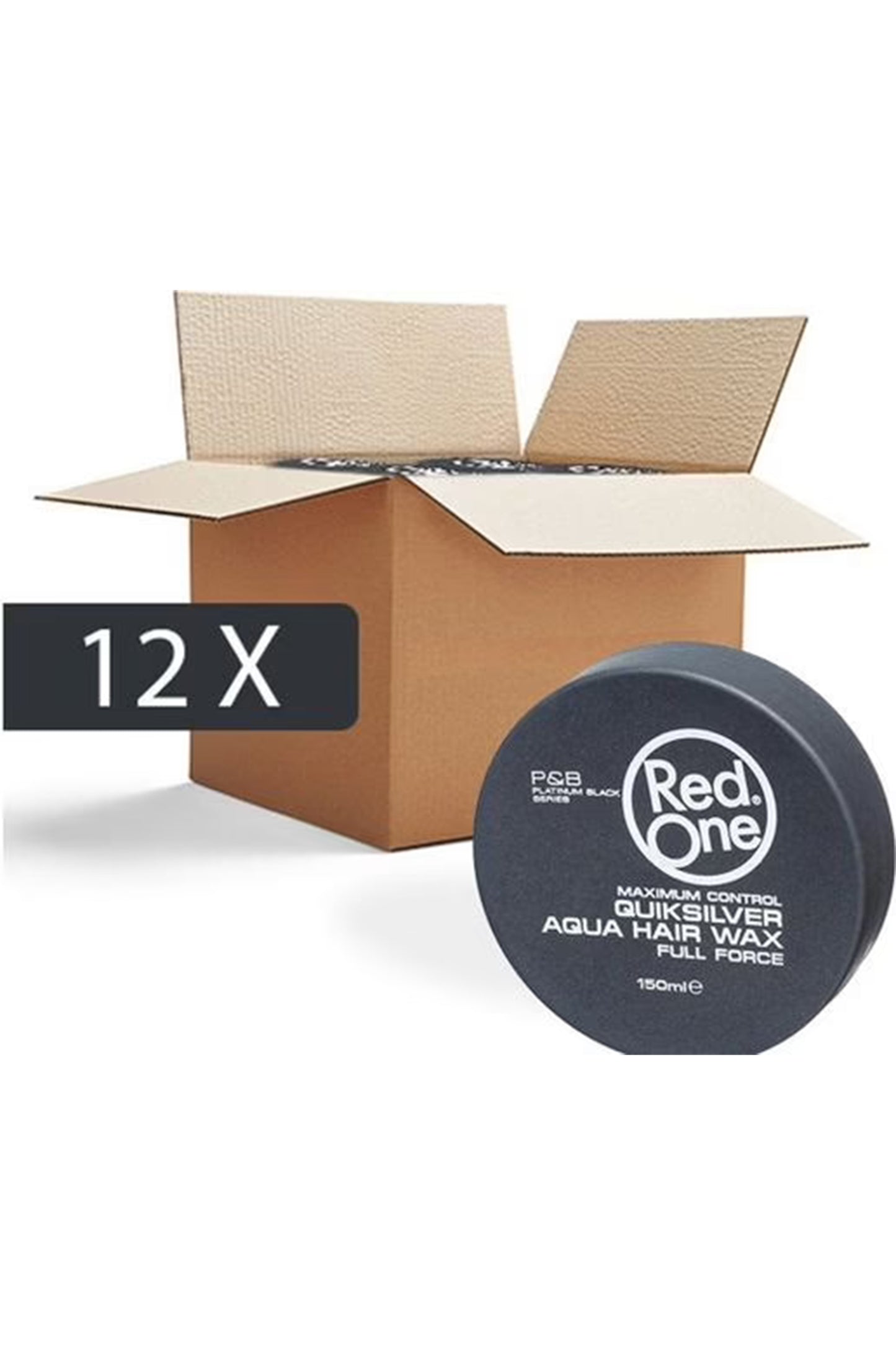Red One Wax Quick Silver Haarwax - Voordeelpakket 12X