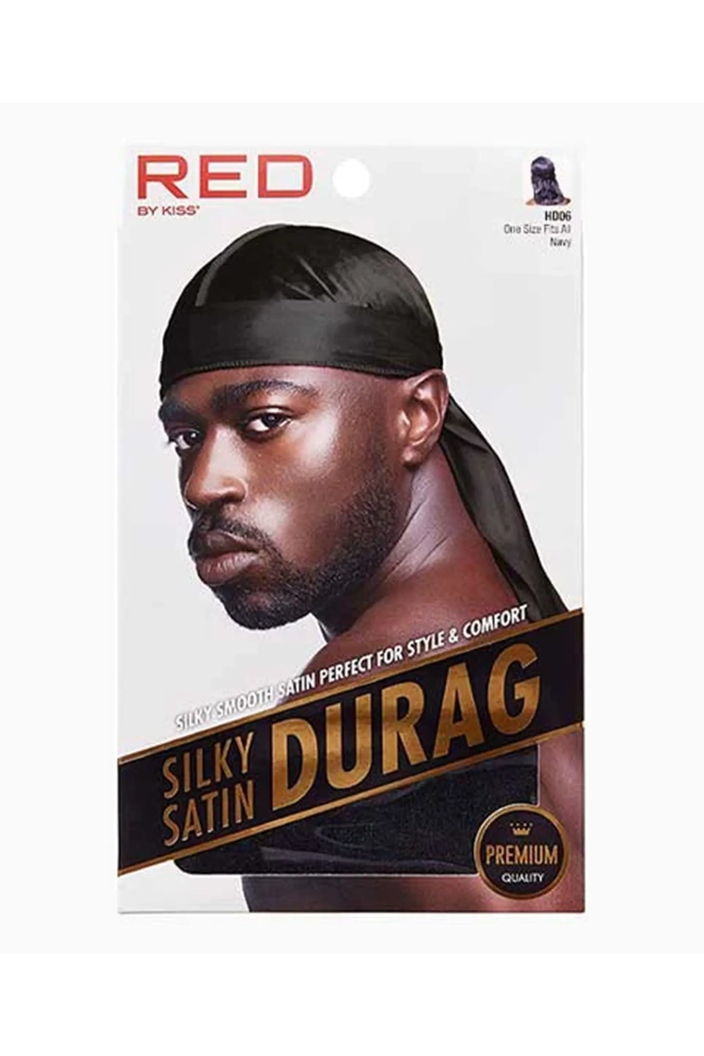 Red by Kiss Silky Satin Durag