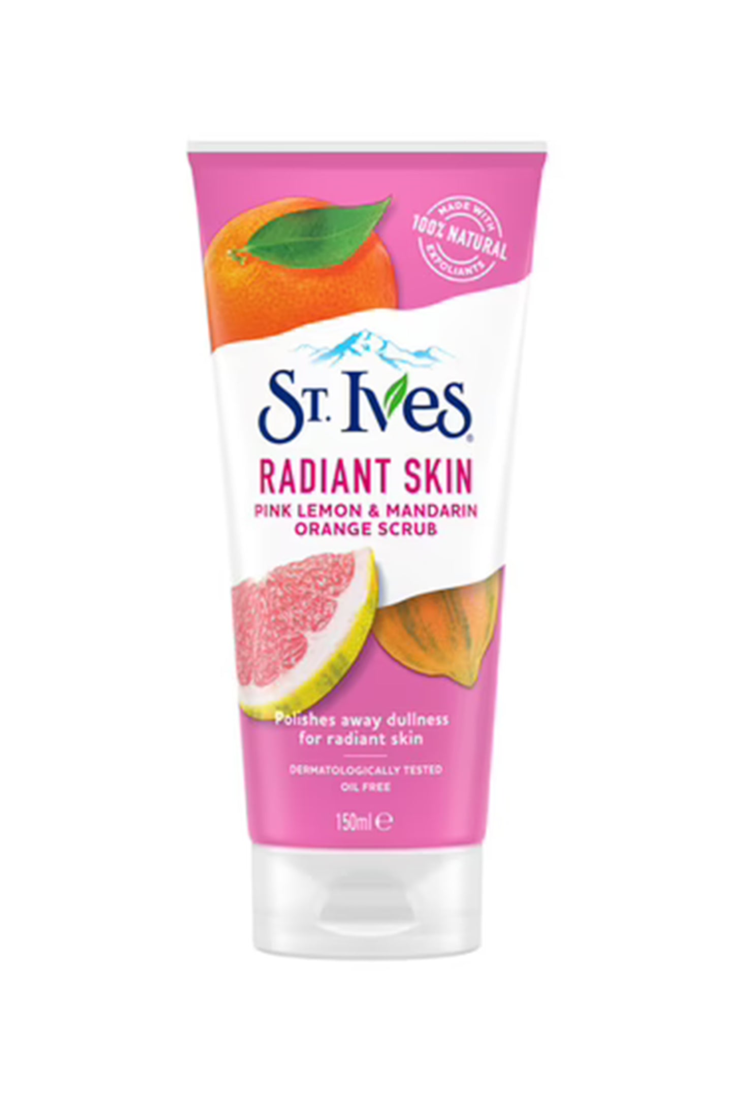 ST. Ives Radiant Skin Pink Lemon & Mandarin Orange Scrub (Tube) 150ml