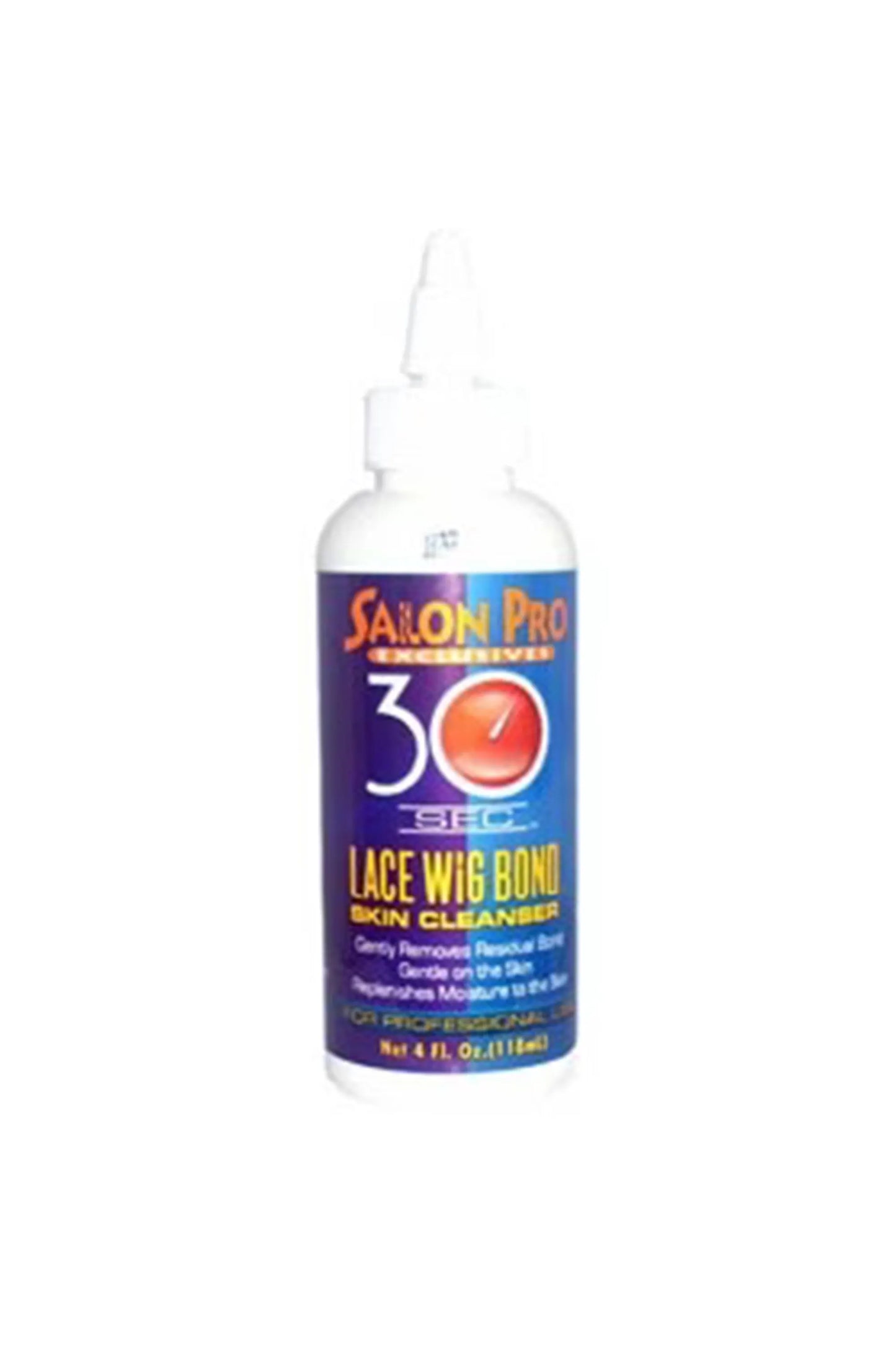 Salon Pro 30 Sec Lace Wig Bond Skin Cleanser 118Ml