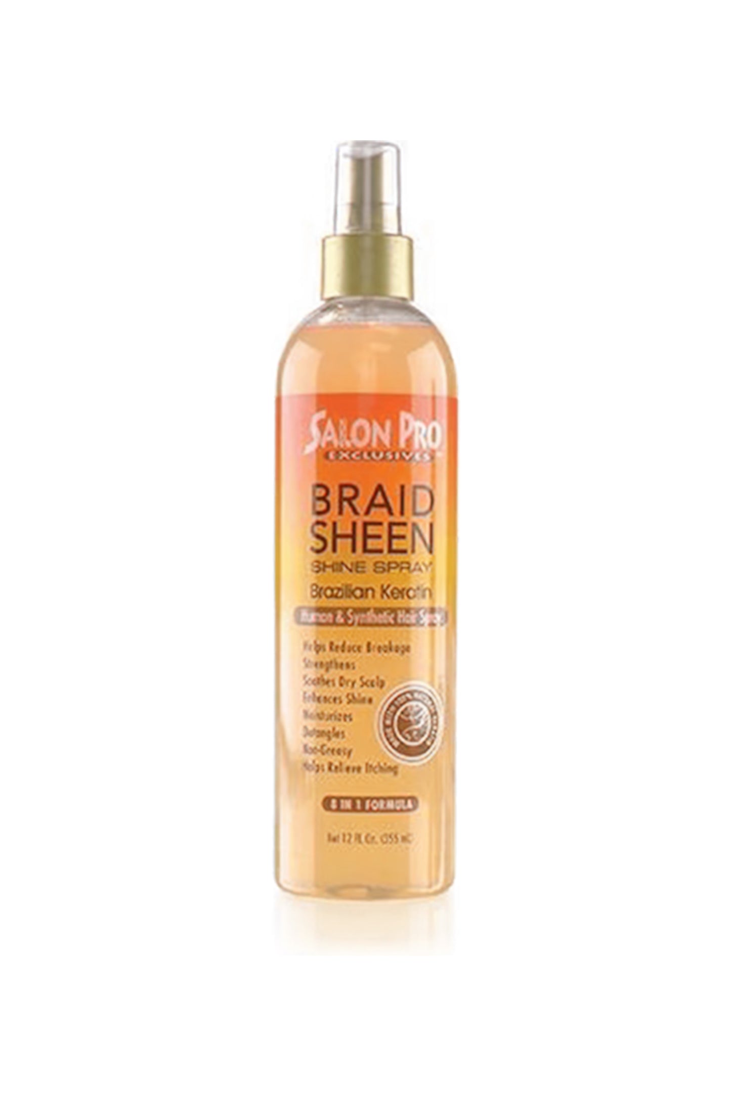 Salon Pro Braid Sheen Brazilian Keratin 355ml