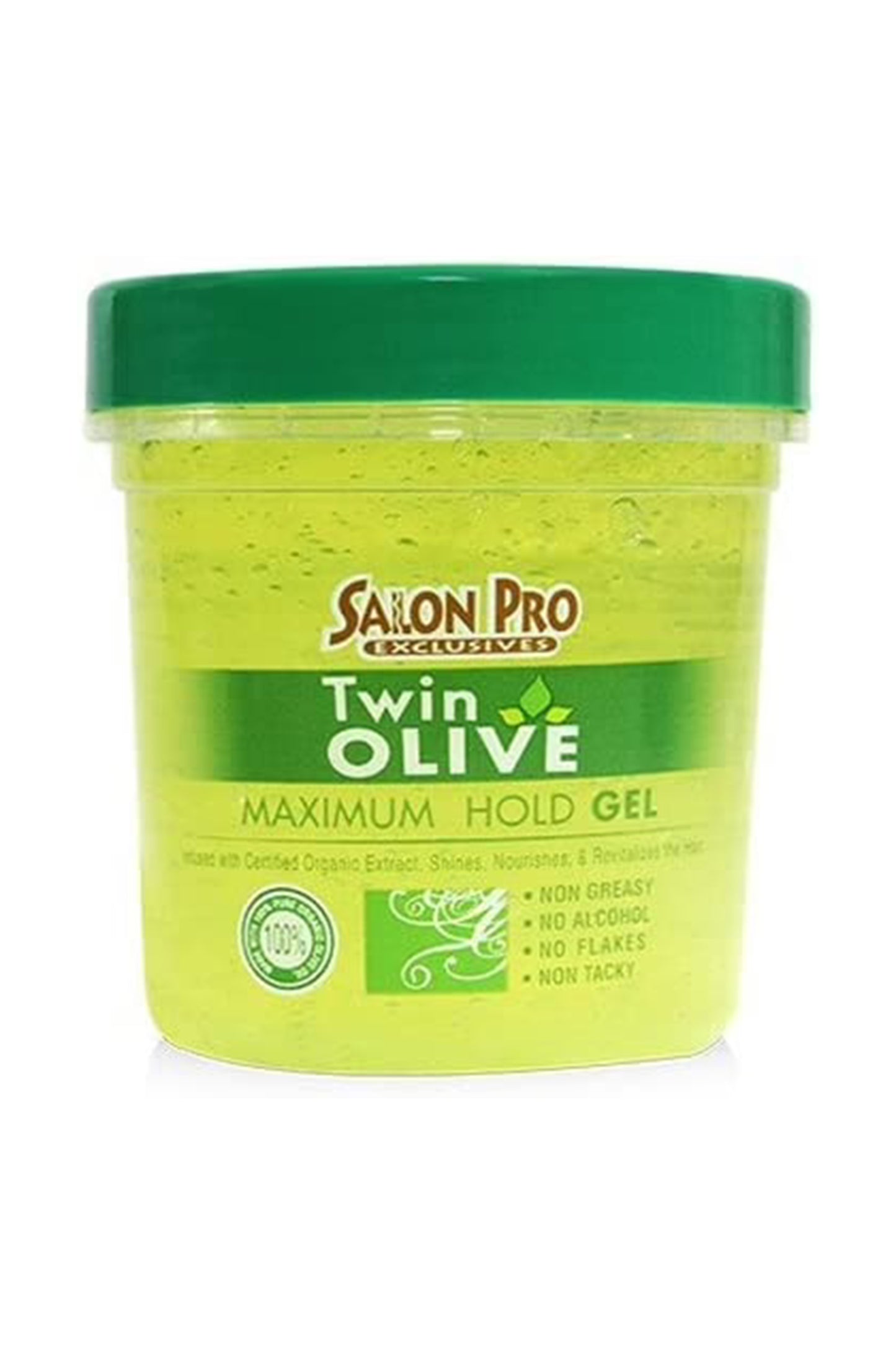 Salon Pro Twin Olive Maximum Hold Gel 8oz