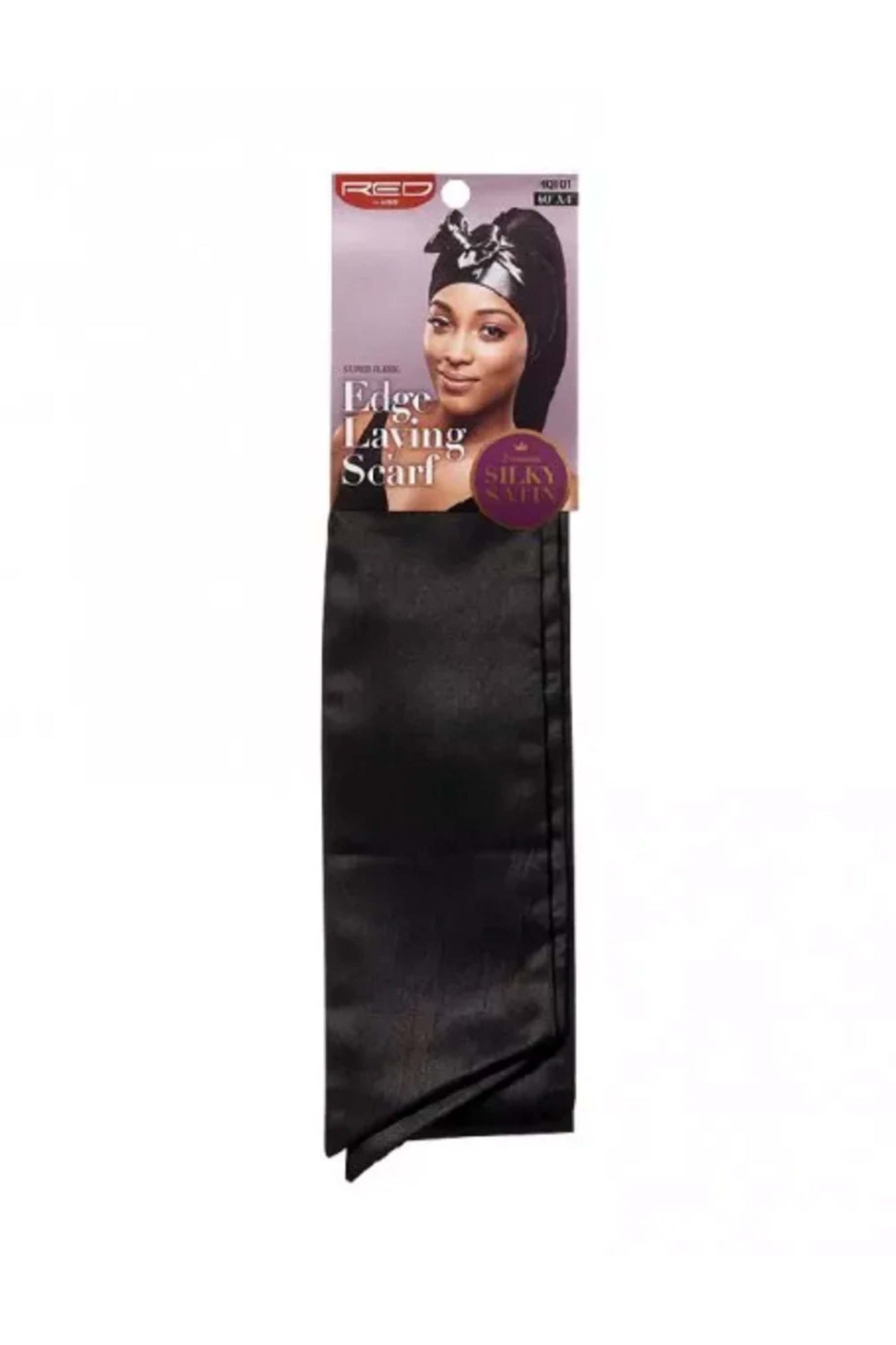 Red by Kiss Edge Laying Scarf Wrap For Hair Edge Silky Satin Scarf