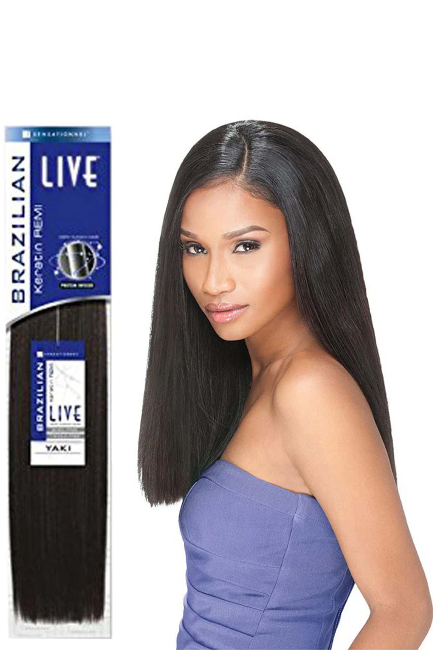 Sensationnel Ombre Human Hair Keratin Remi Brazilian Yaki