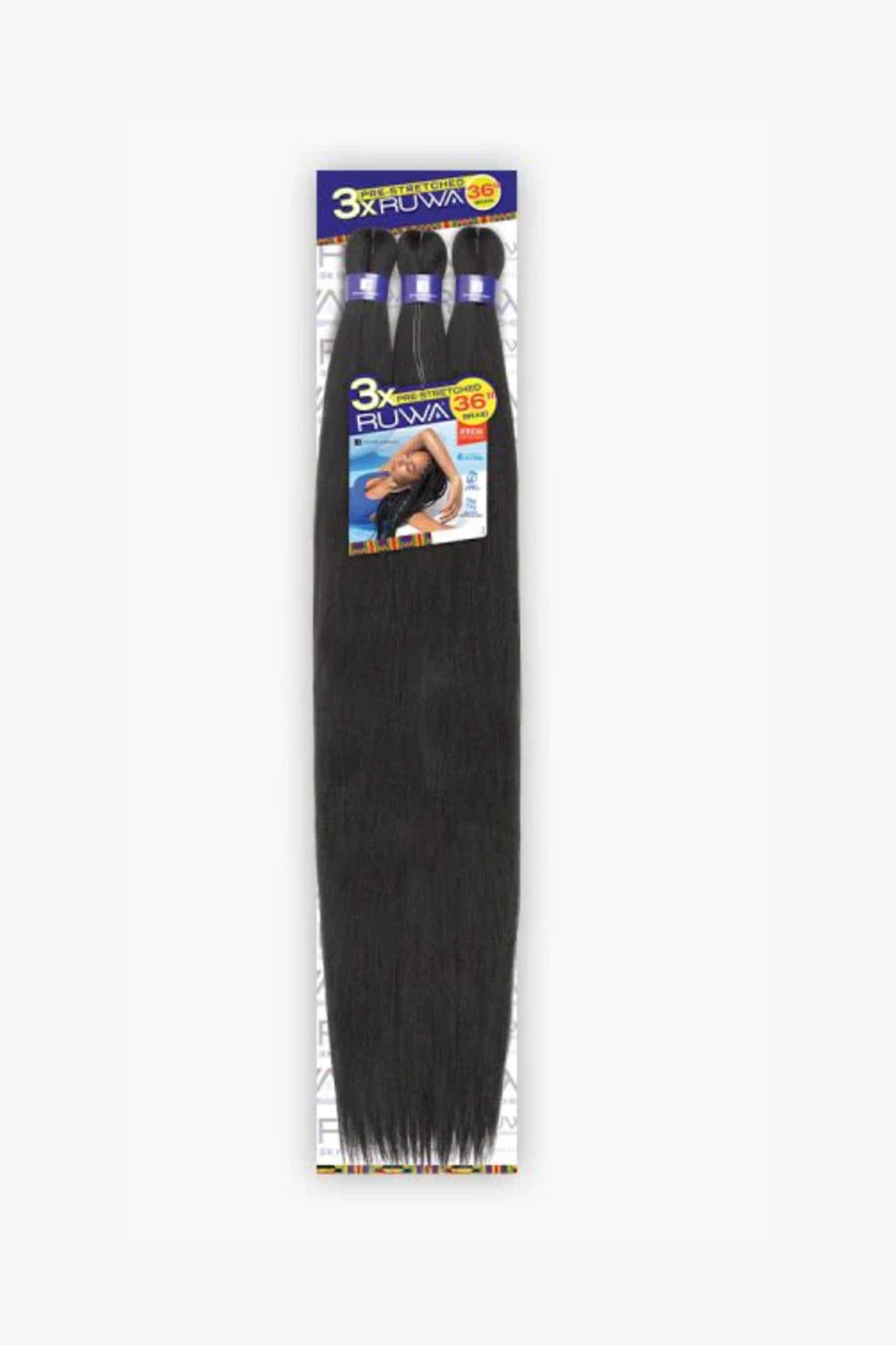 Sensationnel Ruwa 3x Pre-Stretched Braid Hair (36'')