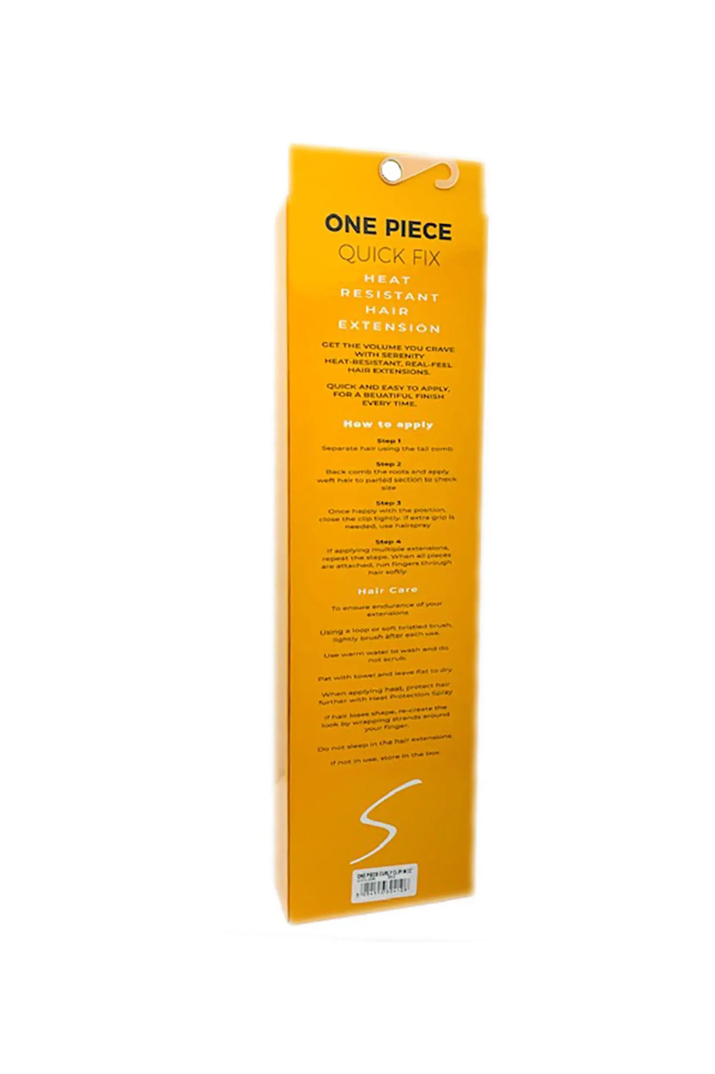 Serenity One Piece Curly Clip In Hair Extension