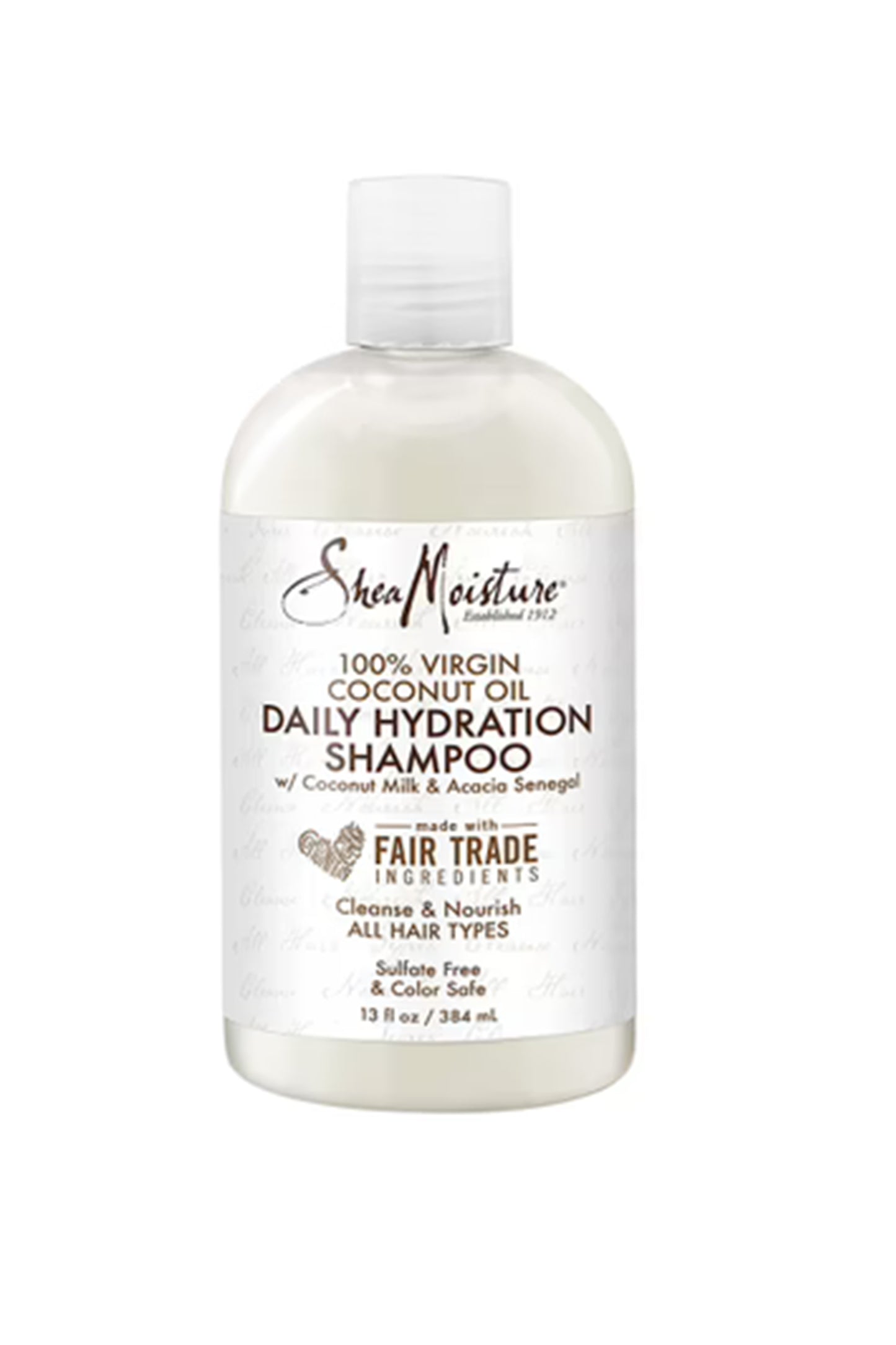 Shea Moisture 100% Virgin Coconut Oil Daily Hydration Shampoo 13 Oz