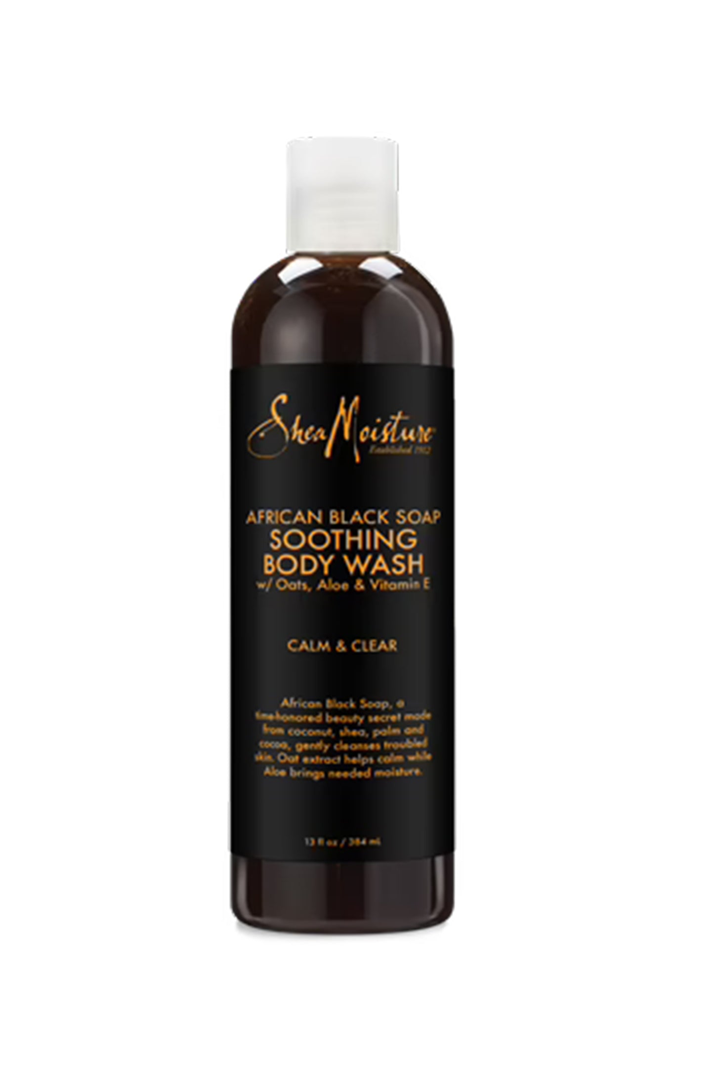Shea Moisture African Black Soap Soothing Body Wash 384 Ml