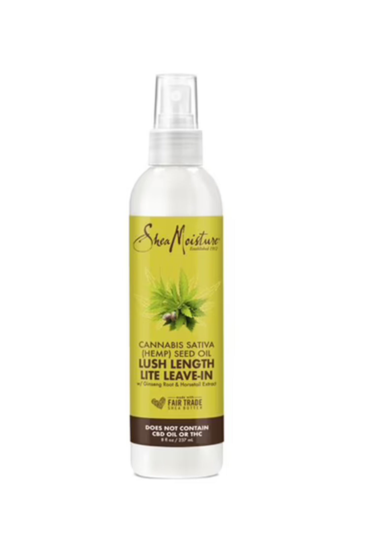 Shea Moisture Cannabis Sativa (Hemp) Seed Oil Lush Length Lite Leave-In 237 Ml