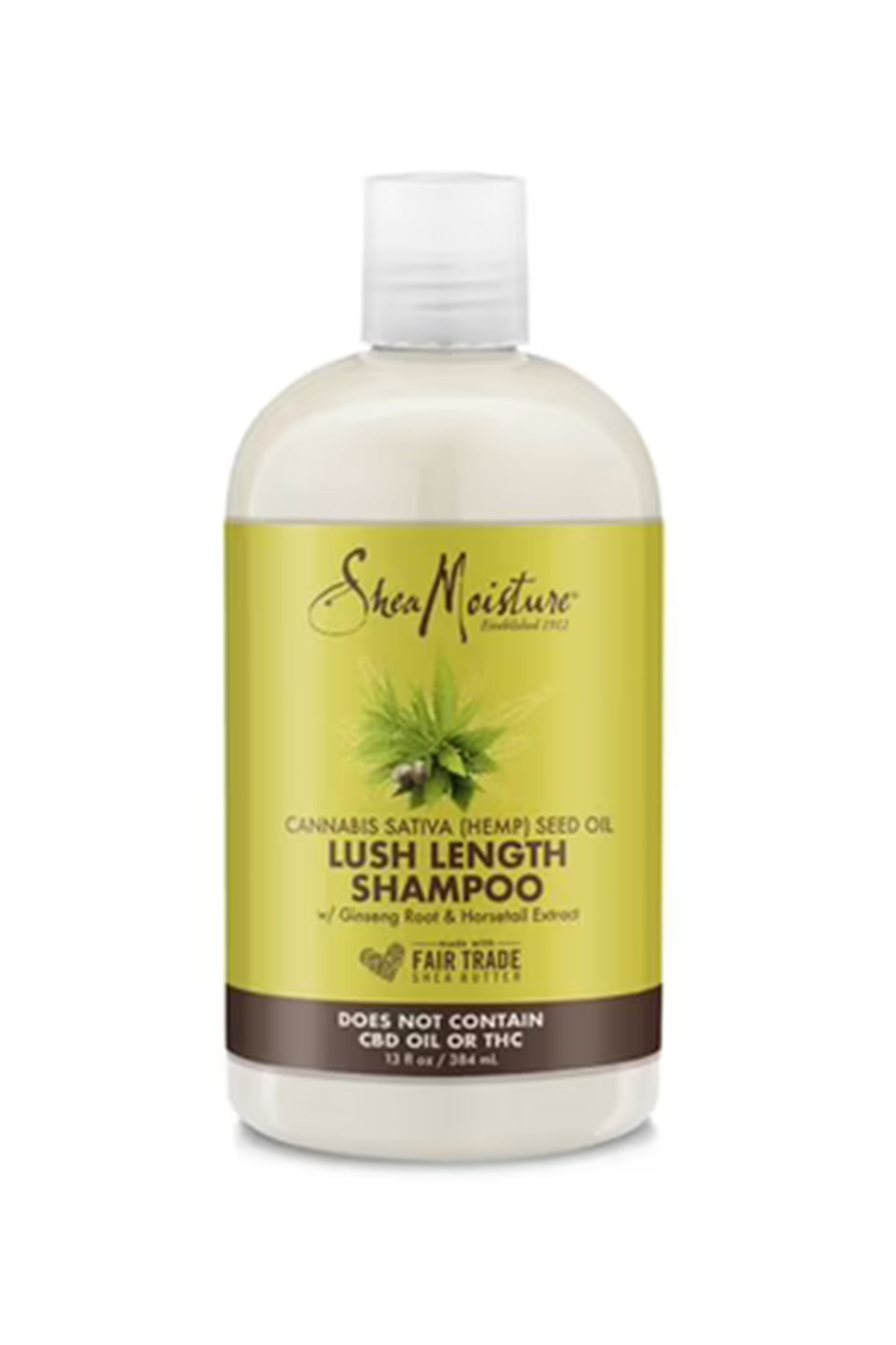 Shea Moisture Cannabis Sativa (Hemp) Seed Oil Lush Length Shampoo 384 Ml