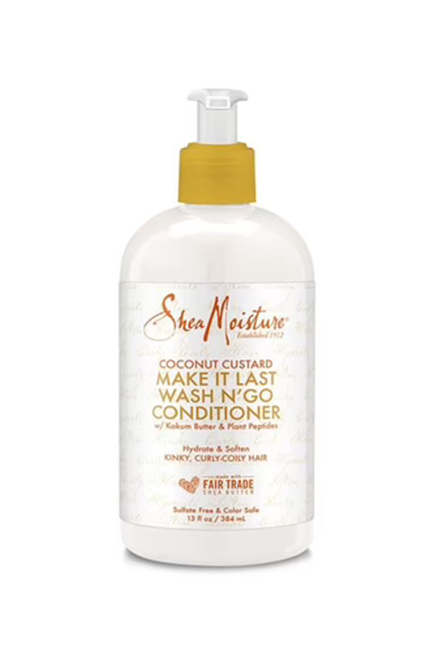 Shea Moisture Coconut Custard Make It Last Wash N' Go Conditioner 384 Ml