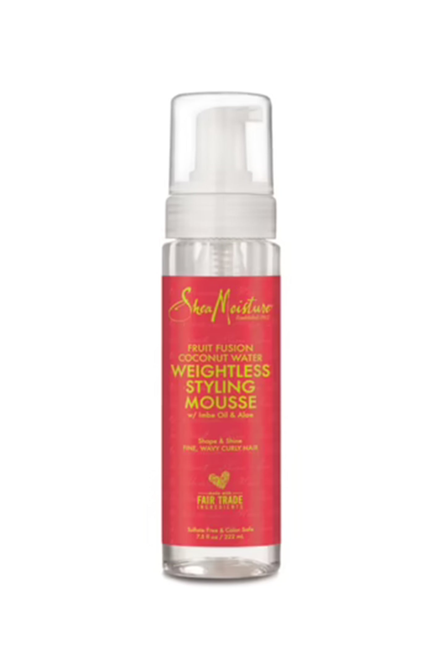 Shea Moisture Fruit Fusion Coconut Water Weightless Styling Mousse