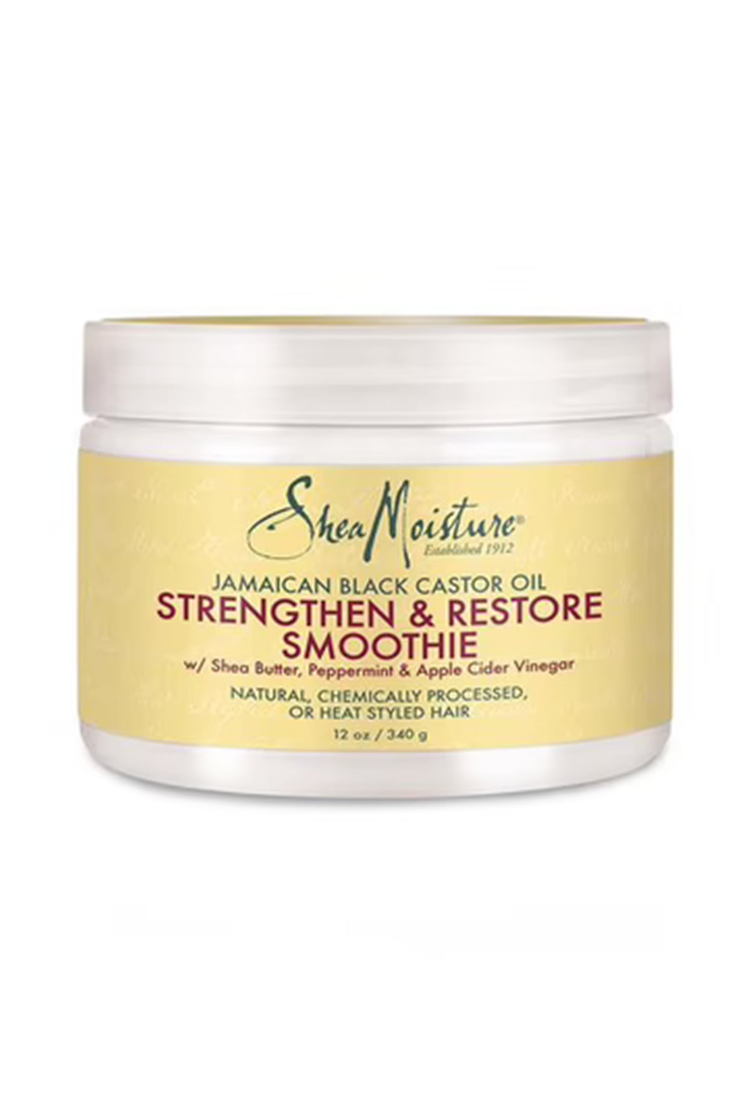 Shea Moisture Jamaican Black Castor Oil Strengthen & Restore Smoothie 12 Oz