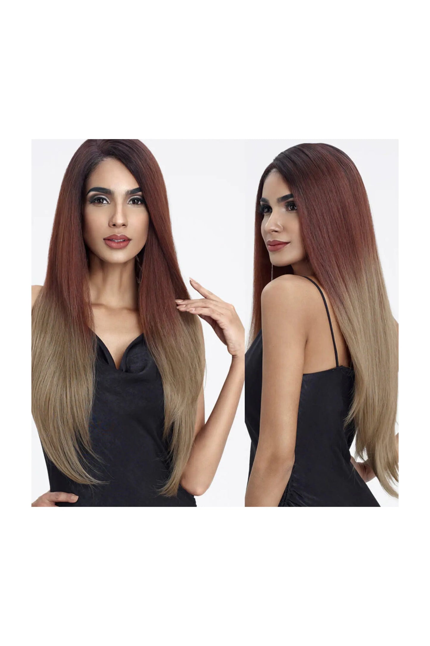 Sleek Human Hair Blended Premium Wig - Stella Wig