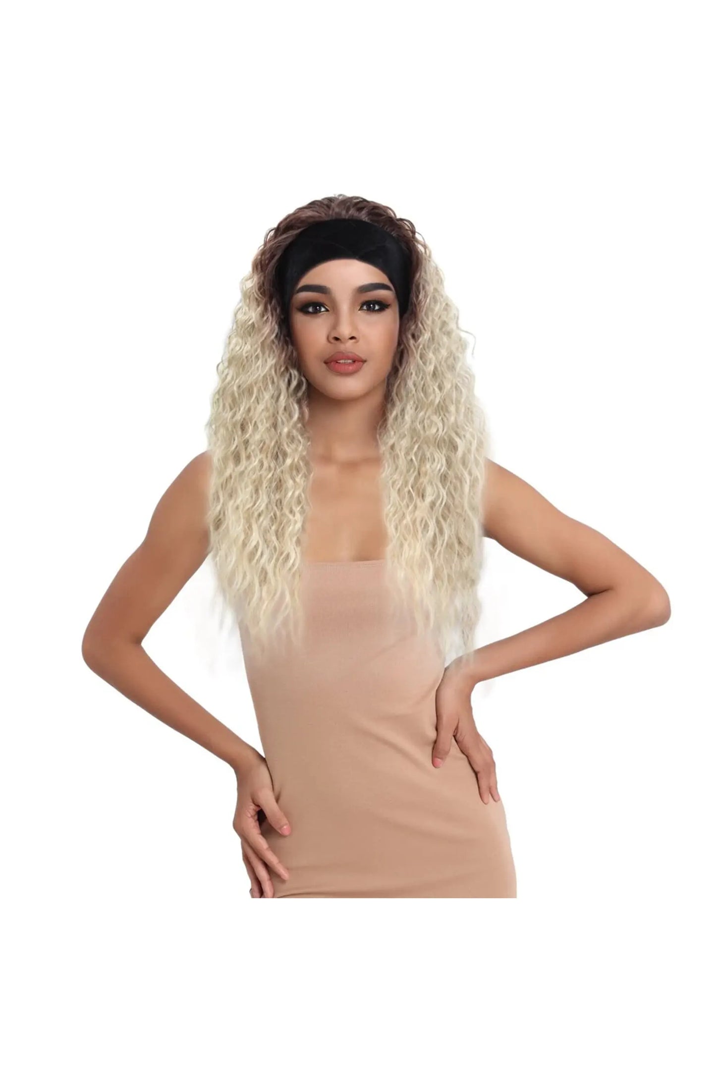 Sleek Premium Synthetic Wig - HAIR BAND ISLAv