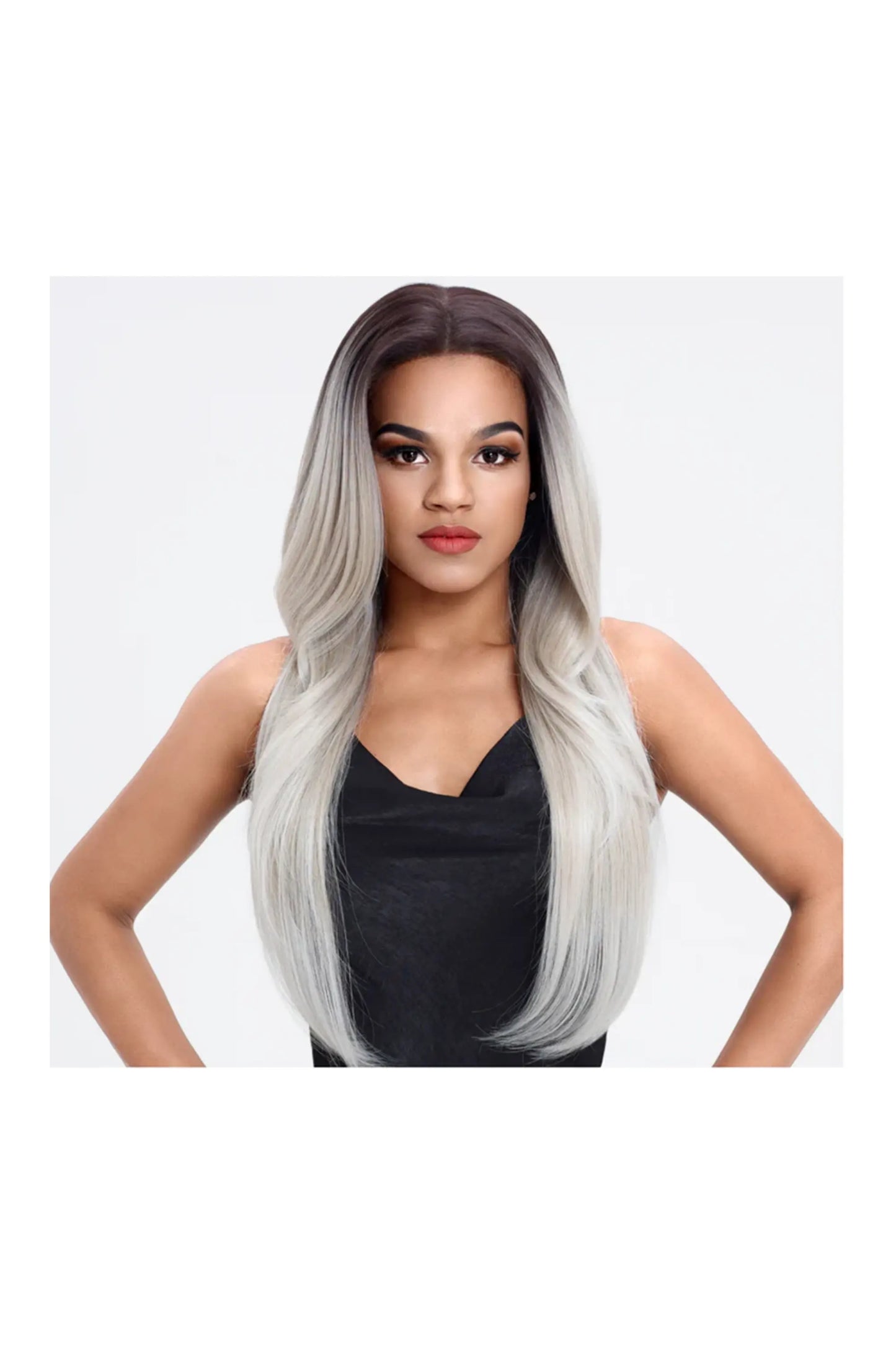 Sleek Synthetic Hair Spotlight Luxurious Wig - Claudia Wig