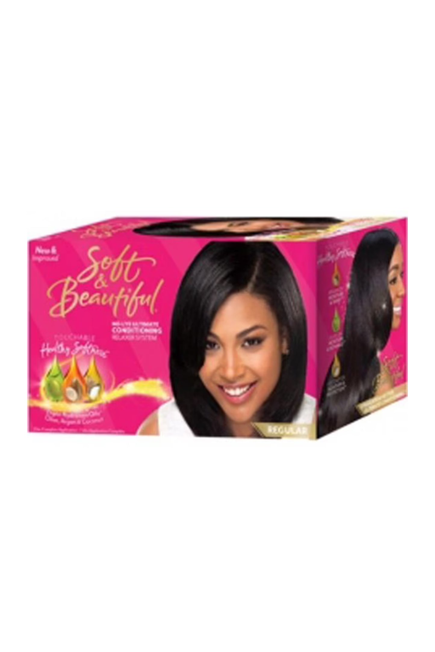 Soft & Beautiful No-Lye Relaxer Kit Regular