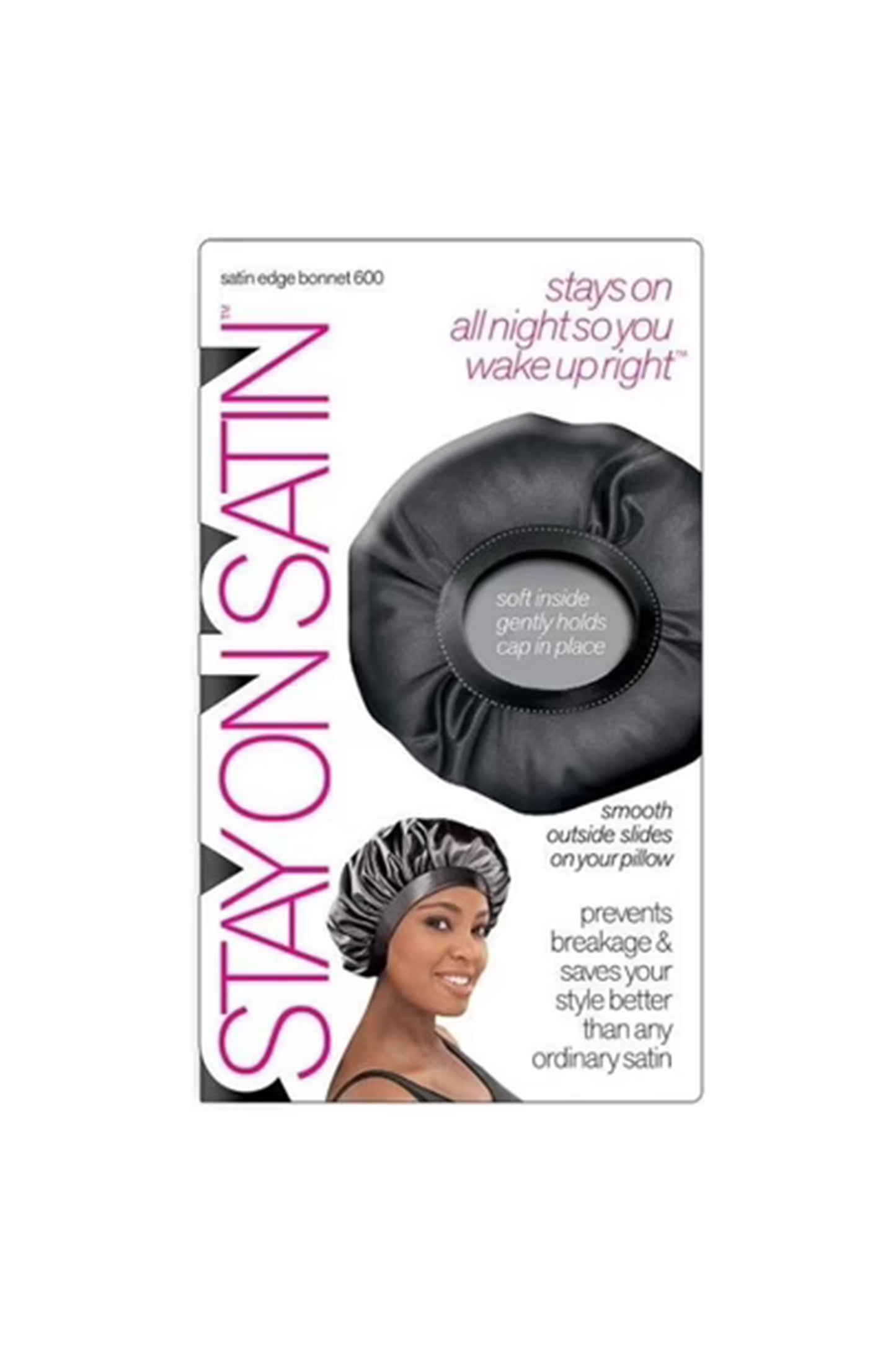 Stay On Satin Edge Bon Black 600