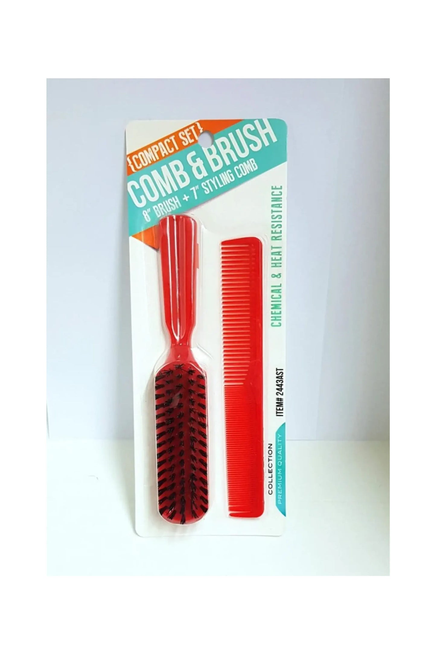 Stella Collection 8" Brush + 7" Styling Comb #2443Ast