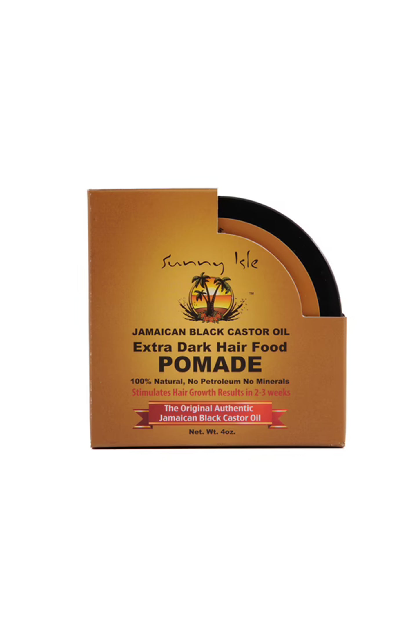 Sunny Isle Jamaican Black Castor Oil EXTRA DARK Hair Food Pomade 4Oz