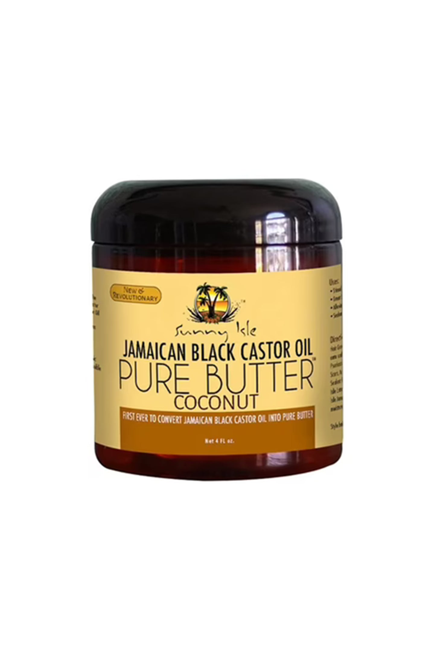 Sunny Isle Jamaican Black Castor Pure Butter Coconut 4 Oz
