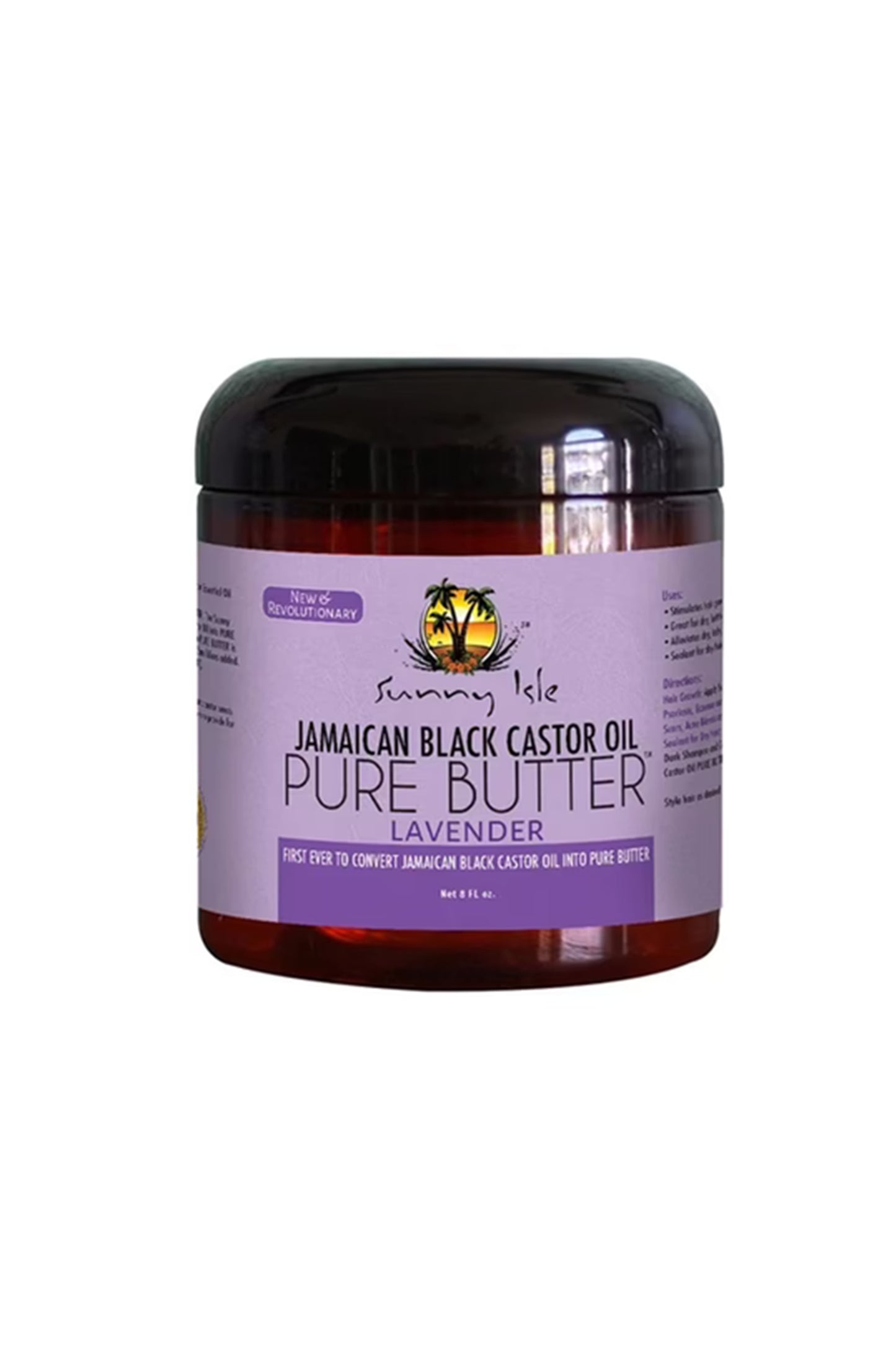 Sunny Isle Jamaican Black Castor Pure Butter Lavender 4 Oz
