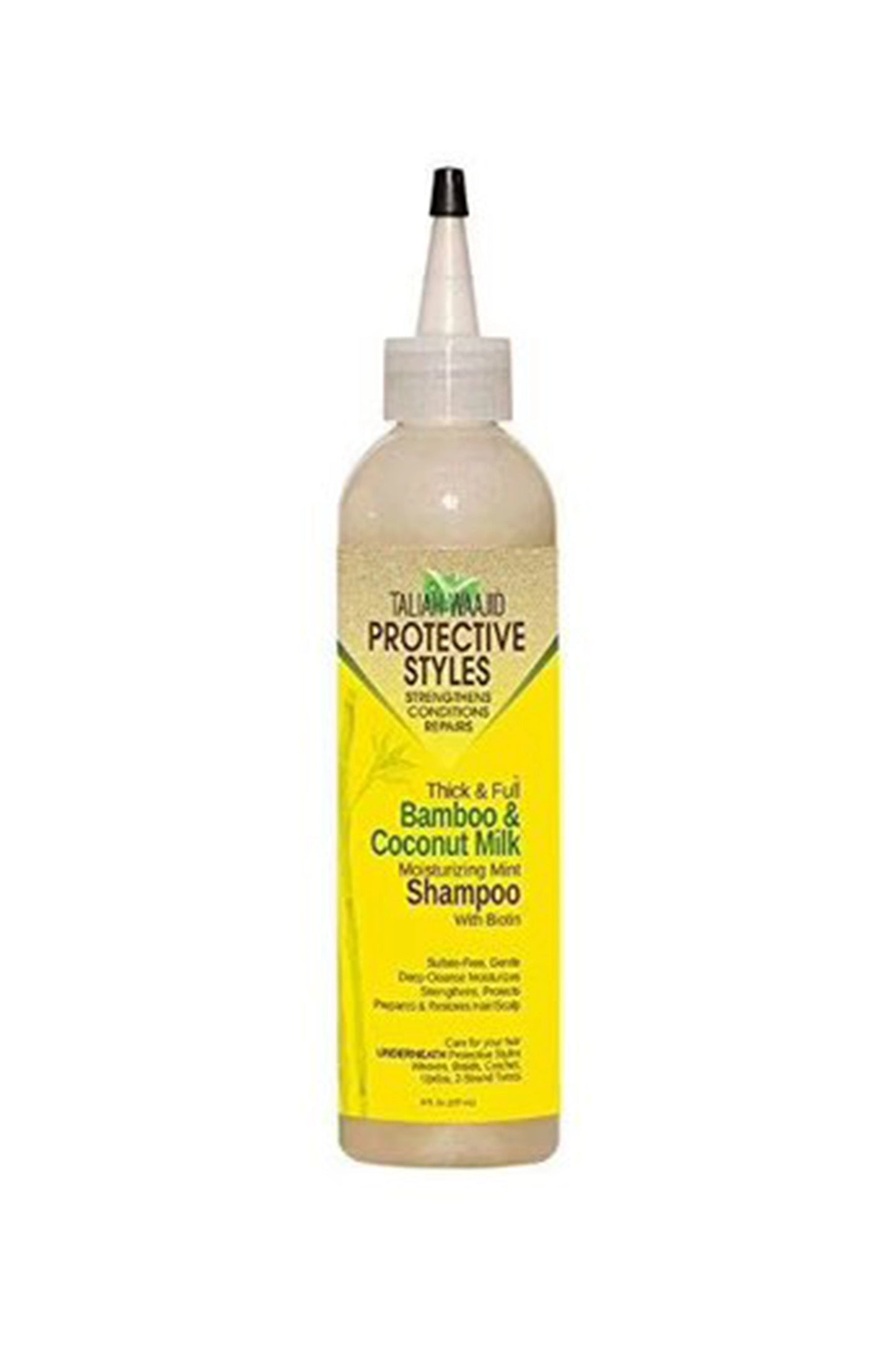 Taliah Waajid Bamboo Biotin & Basil Moisturizing Mint Shampoo 8oz-237ml