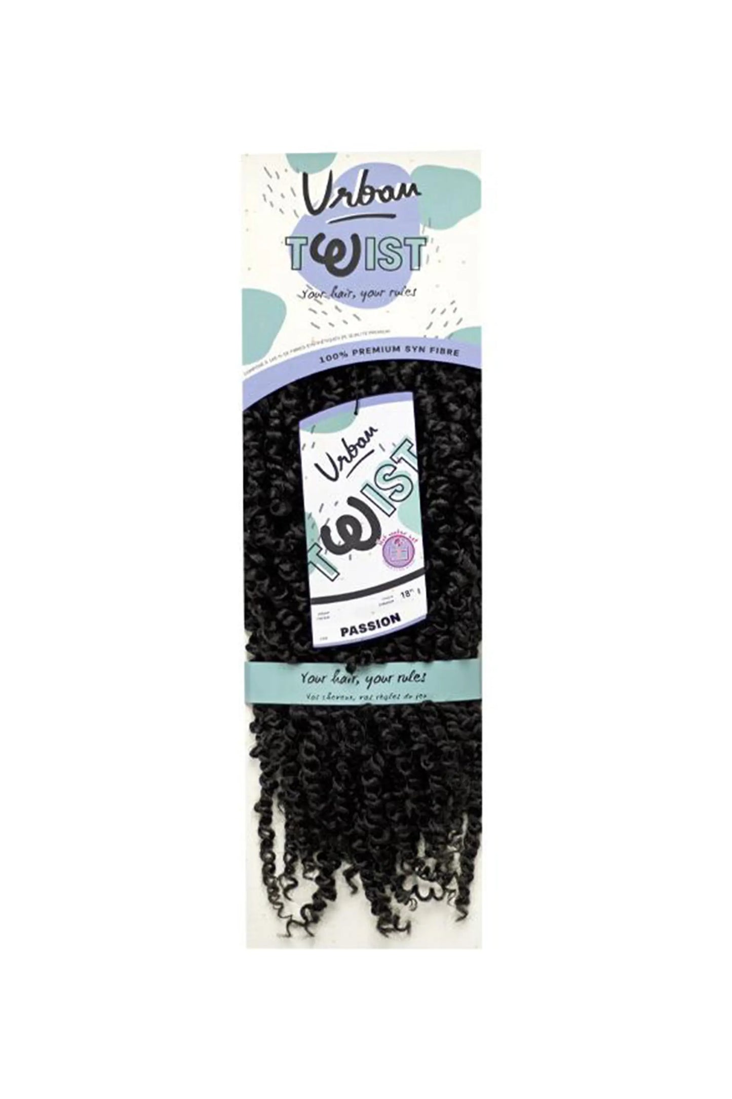 Urban Twist Synthetic Hair For Crochet - Passion 18"