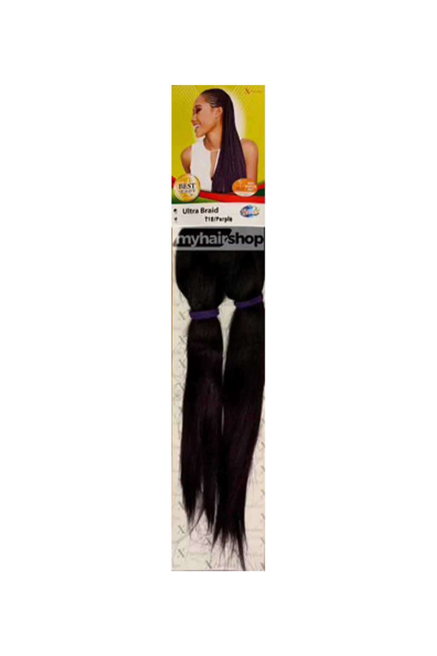 X-Pression Ultra Braid 46 Inches, T1B-Purple