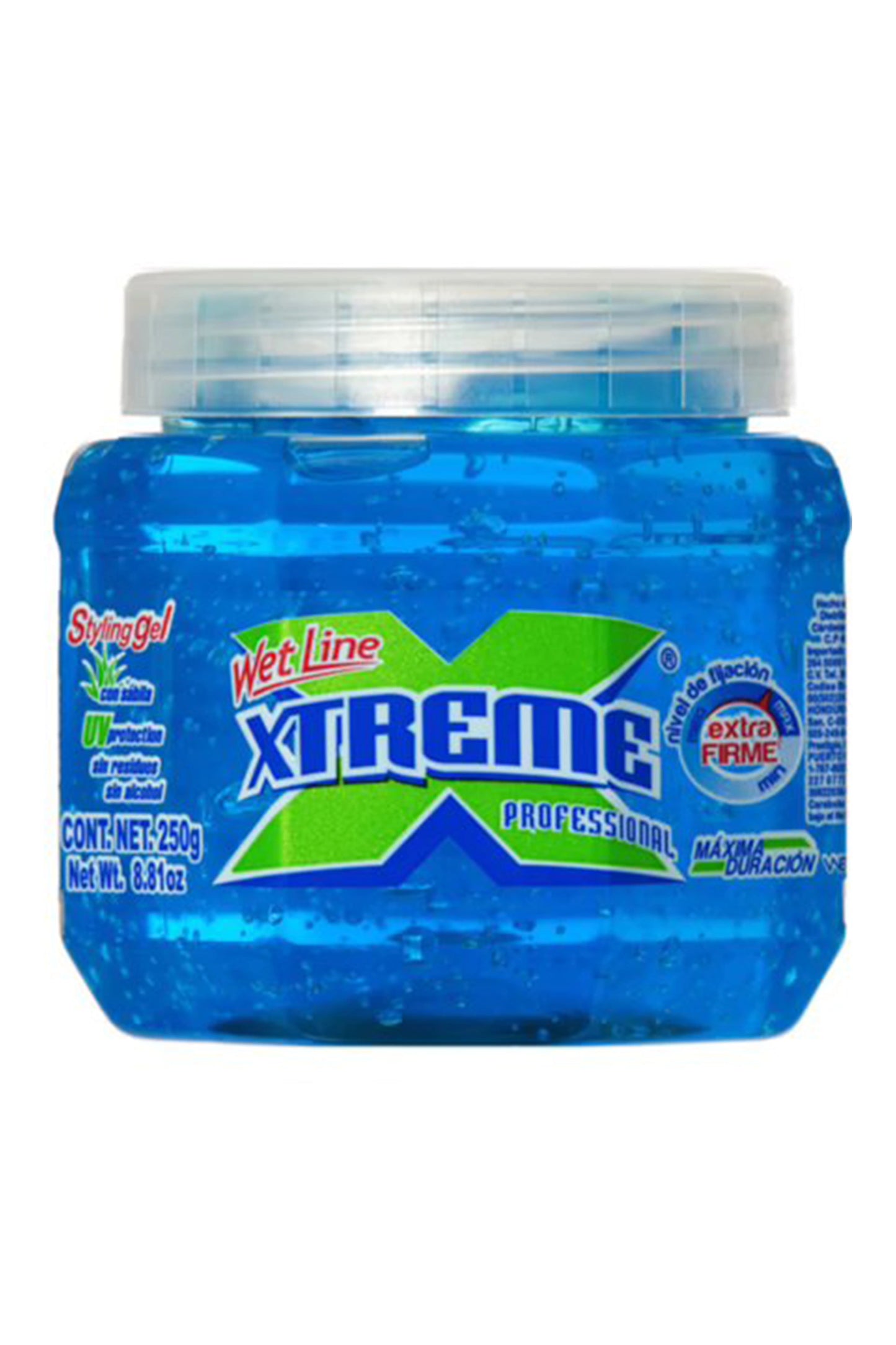 Xtreme Professional Wet Line Styling Gel Extra Hold Blue, 8.8 Oz / 250 Ml