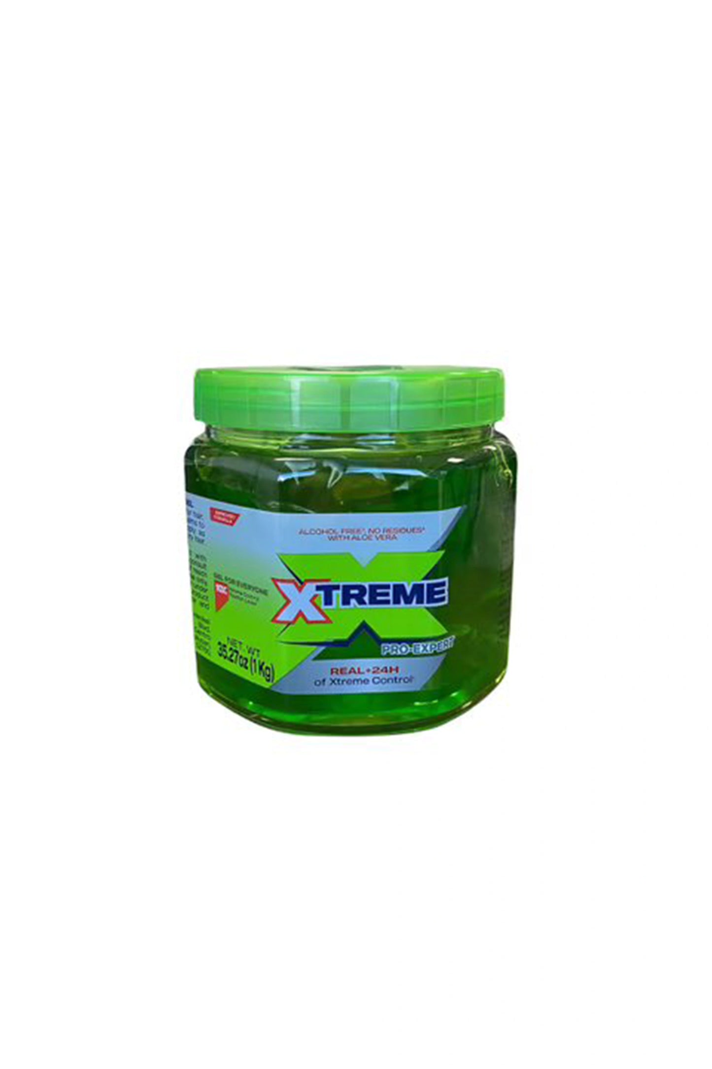 Xtreme Professional Wet Line Styling Gel Extra Hold Green, 35.6 Oz / 1 Kg