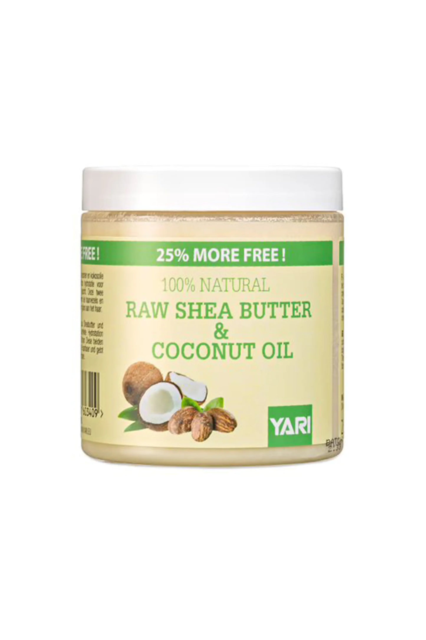 Yari 100% Raw Shea Butter & Coconut Oil 250ml