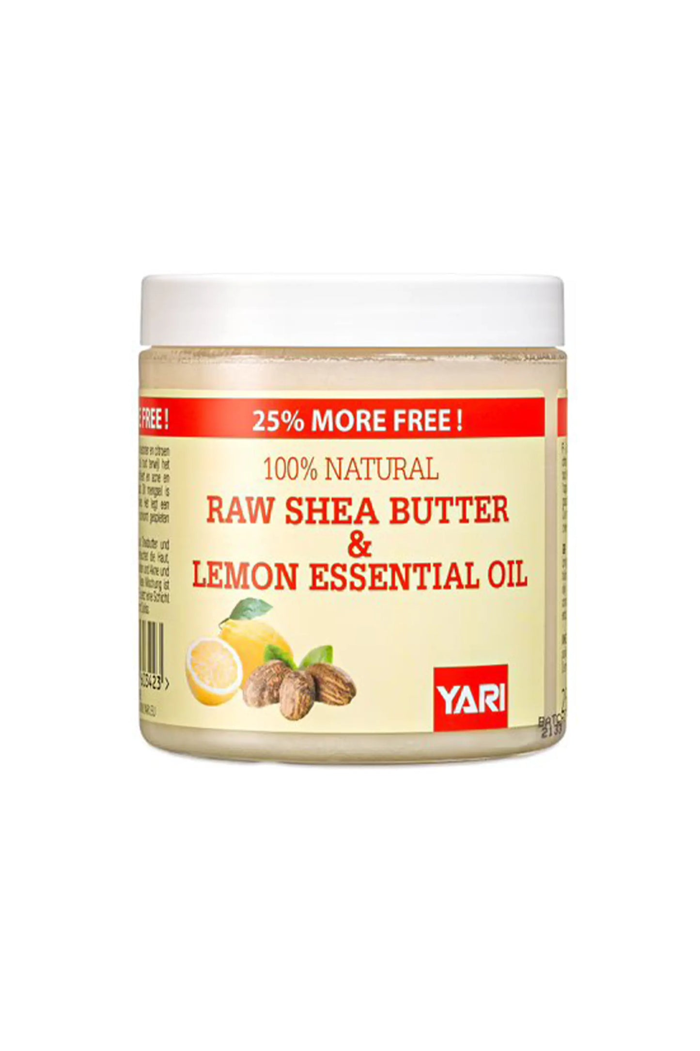 Yari 100% Raw Shea Butter & Lemon Oil 250ml